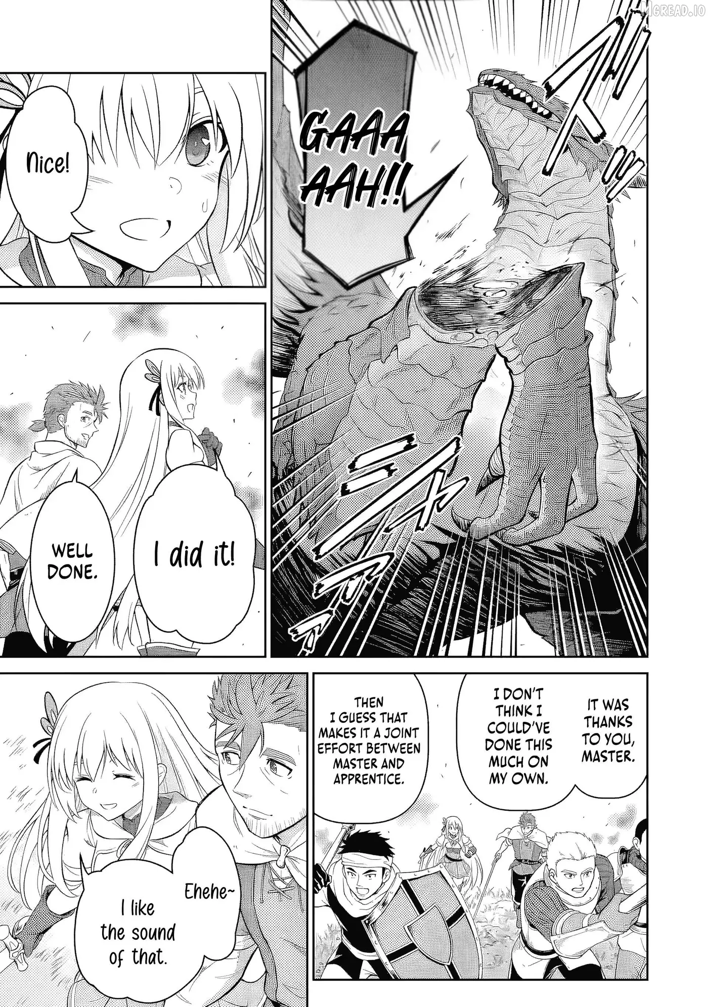 Ossan Boukensha no Okureta Eiyuu-tan  Kansha no Suburi o 1 nichi 1 man Kaishite itara, Kensei ga Deshi-iri Shigan ni Yatte Kita Chapter 5 page 18 - 
