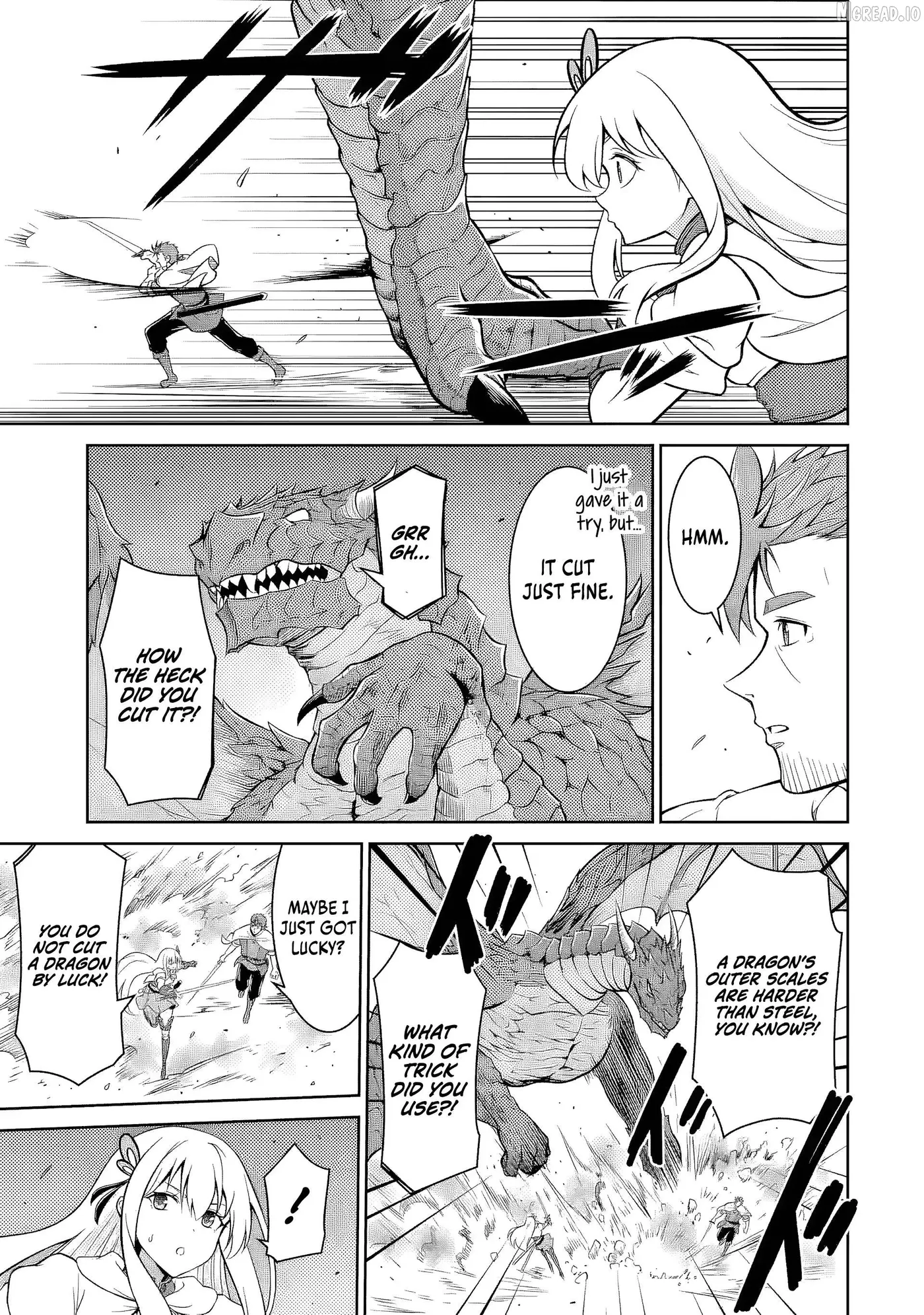 Ossan Boukensha no Okureta Eiyuu-tan  Kansha no Suburi o 1 nichi 1 man Kaishite itara, Kensei ga Deshi-iri Shigan ni Yatte Kita Chapter 5 page 4 - 