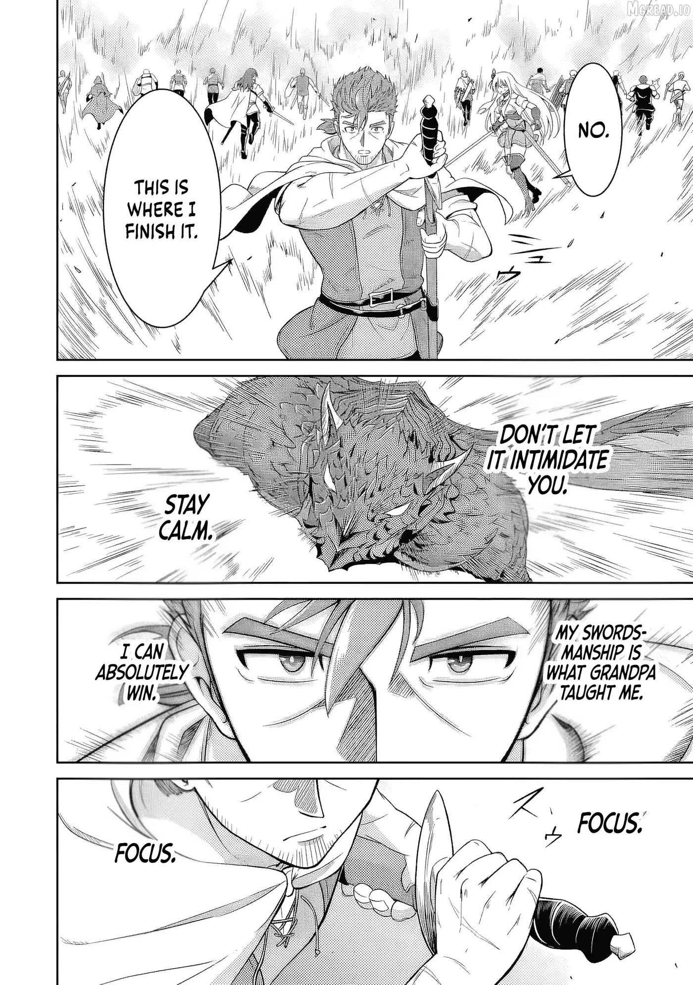 Ossan Boukensha no Okureta Eiyuu-tan  Kansha no Suburi o 1 nichi 1 man Kaishite itara, Kensei ga Deshi-iri Shigan ni Yatte Kita Chapter 5 page 31 - 
