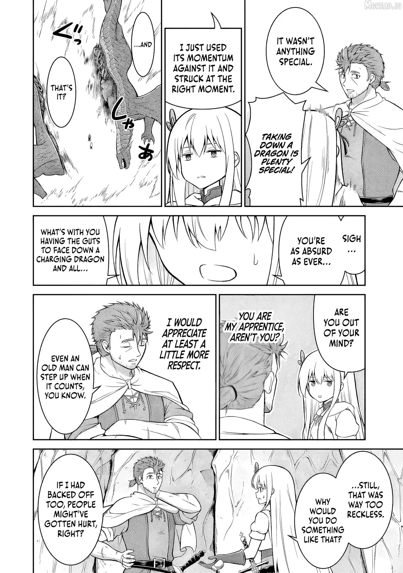 Ossan Boukensha no Okureta Eiyuu-tan  Kansha no Suburi o 1 nichi 1 man Kaishite itara, Kensei ga Deshi-iri Shigan ni Yatte Kita Chapter 5 page 36 - 