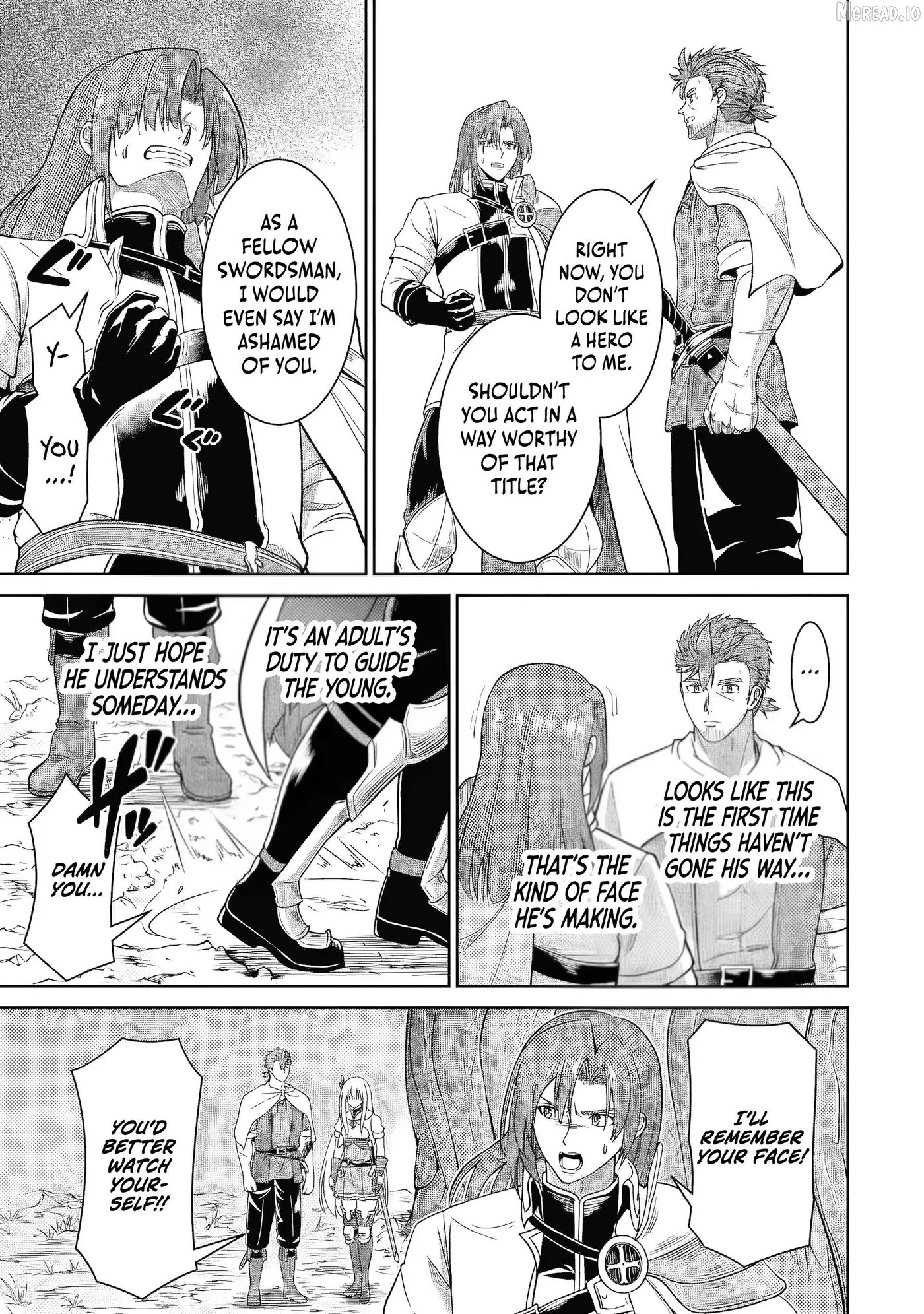 Ossan Boukensha no Okureta Eiyuu-tan  Kansha no Suburi o 1 nichi 1 man Kaishite itara, Kensei ga Deshi-iri Shigan ni Yatte Kita Chapter 5 page 45 - 