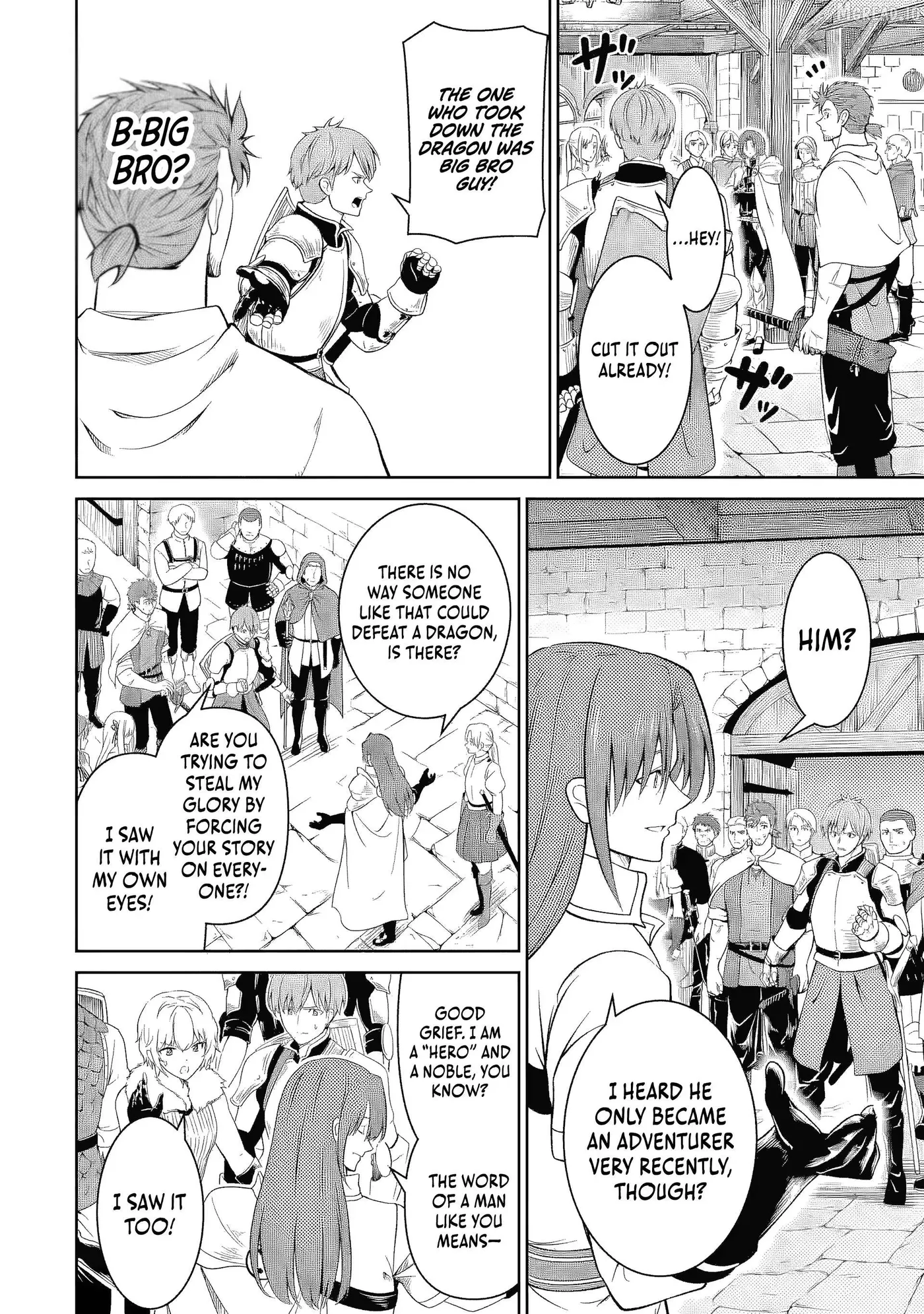 Ossan Boukensha no Okureta Eiyuu-tan  Kansha no Suburi o 1 nichi 1 man Kaishite itara, Kensei ga Deshi-iri Shigan ni Yatte Kita Chapter 6 page 3 - 