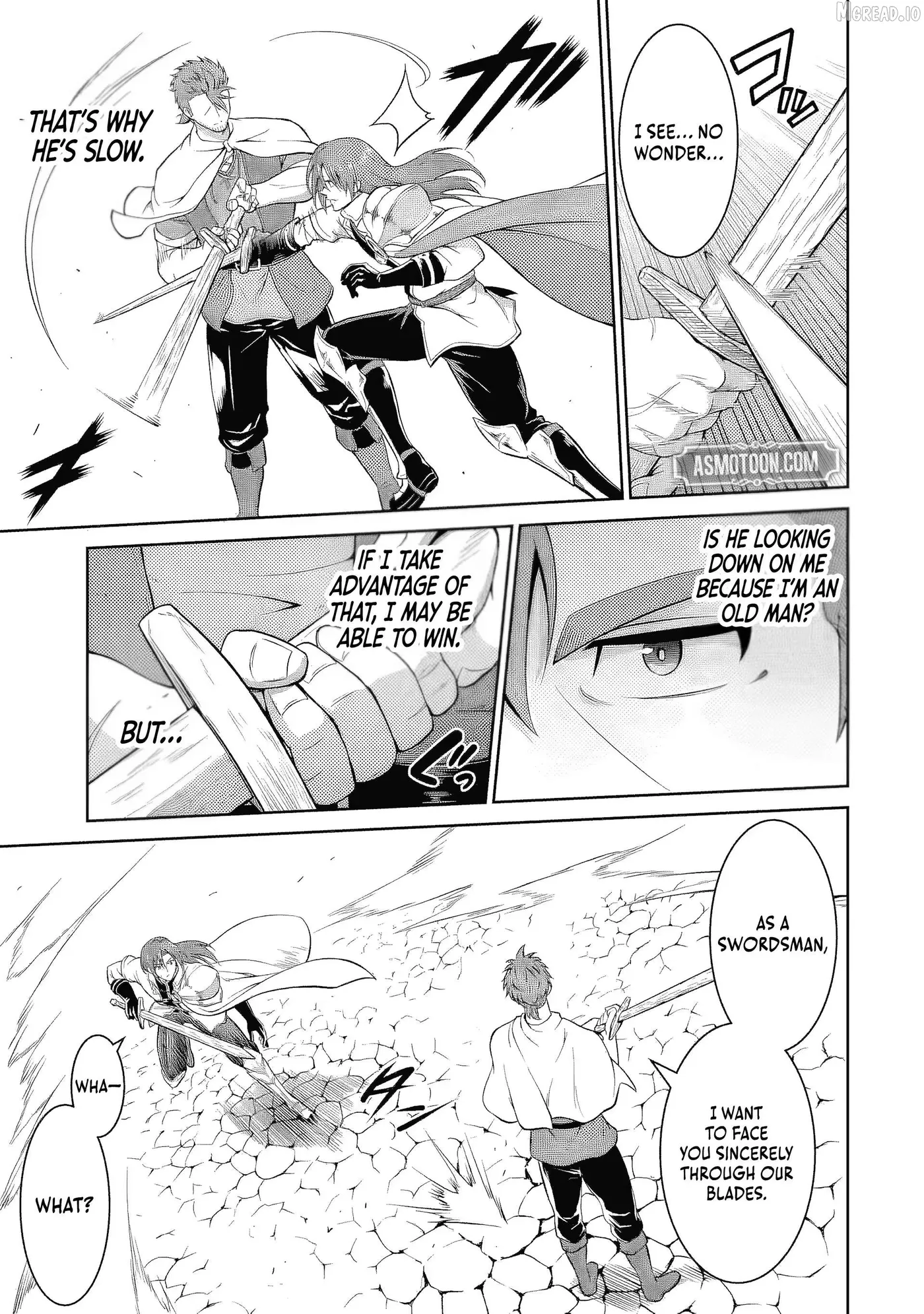 Ossan Boukensha no Okureta Eiyuu-tan  Kansha no Suburi o 1 nichi 1 man Kaishite itara, Kensei ga Deshi-iri Shigan ni Yatte Kita Chapter 6 page 22 - 