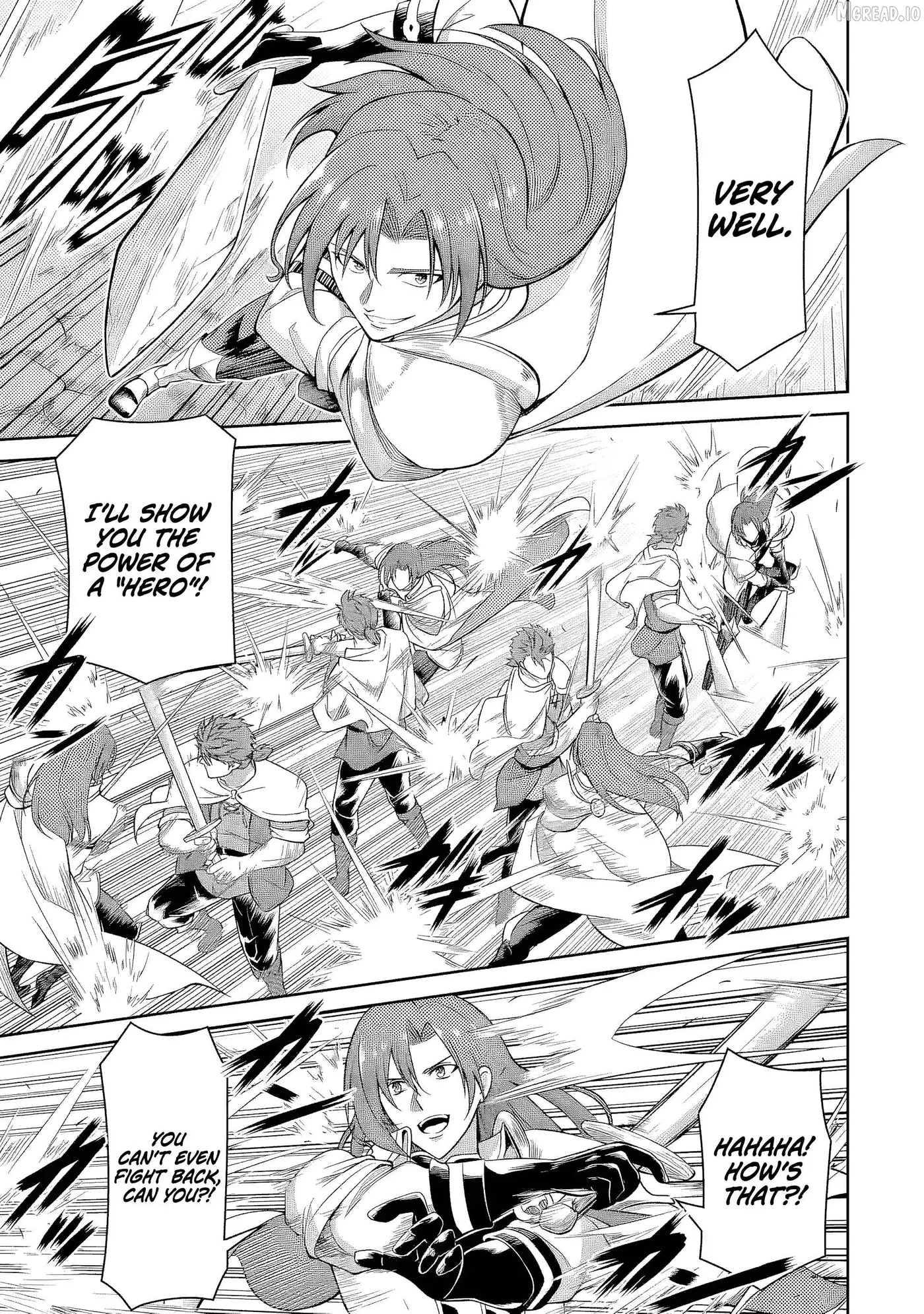 Ossan Boukensha no Okureta Eiyuu-tan  Kansha no Suburi o 1 nichi 1 man Kaishite itara, Kensei ga Deshi-iri Shigan ni Yatte Kita Chapter 6 page 24 - 