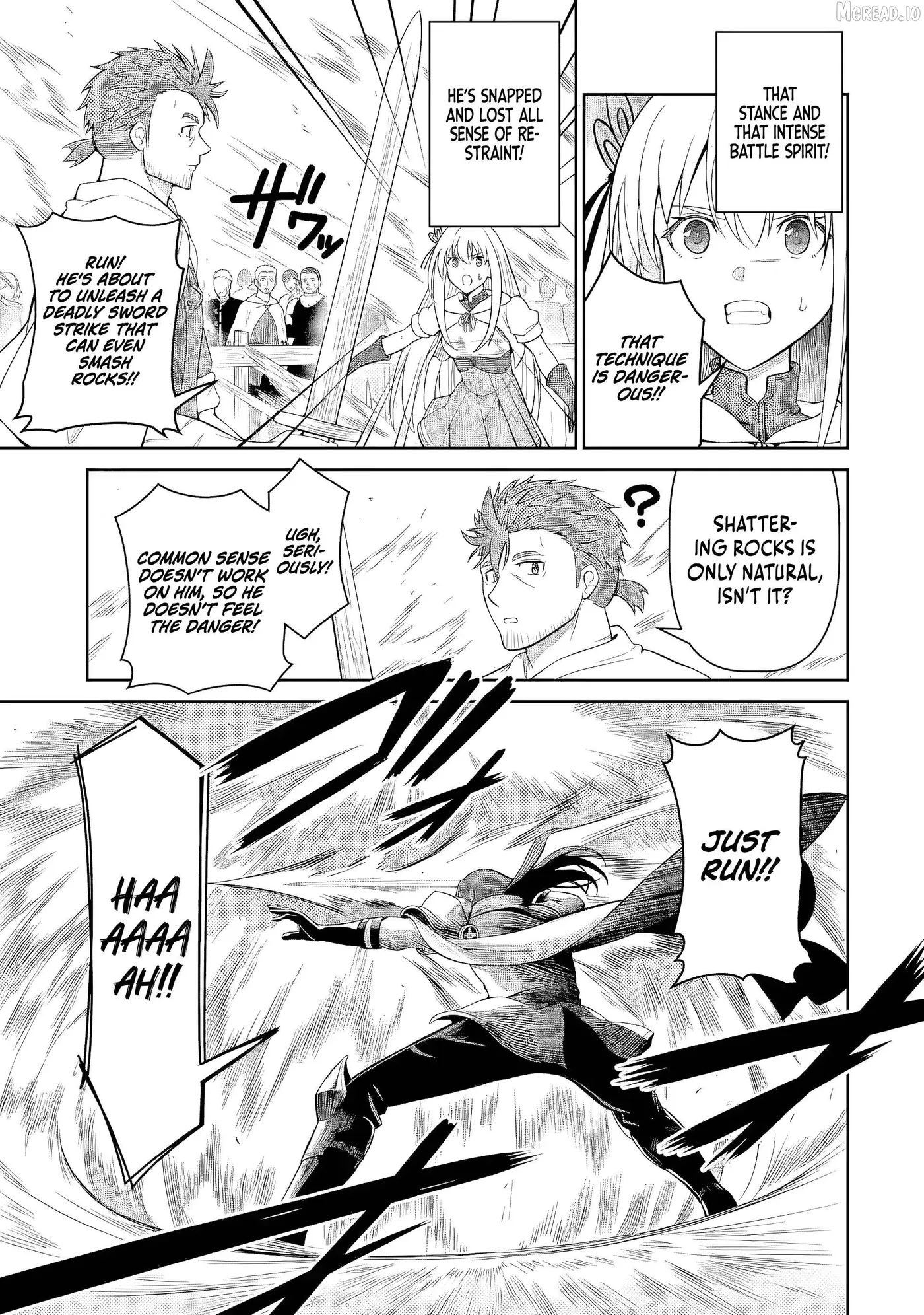 Ossan Boukensha no Okureta Eiyuu-tan  Kansha no Suburi o 1 nichi 1 man Kaishite itara, Kensei ga Deshi-iri Shigan ni Yatte Kita Chapter 6 page 32 - 