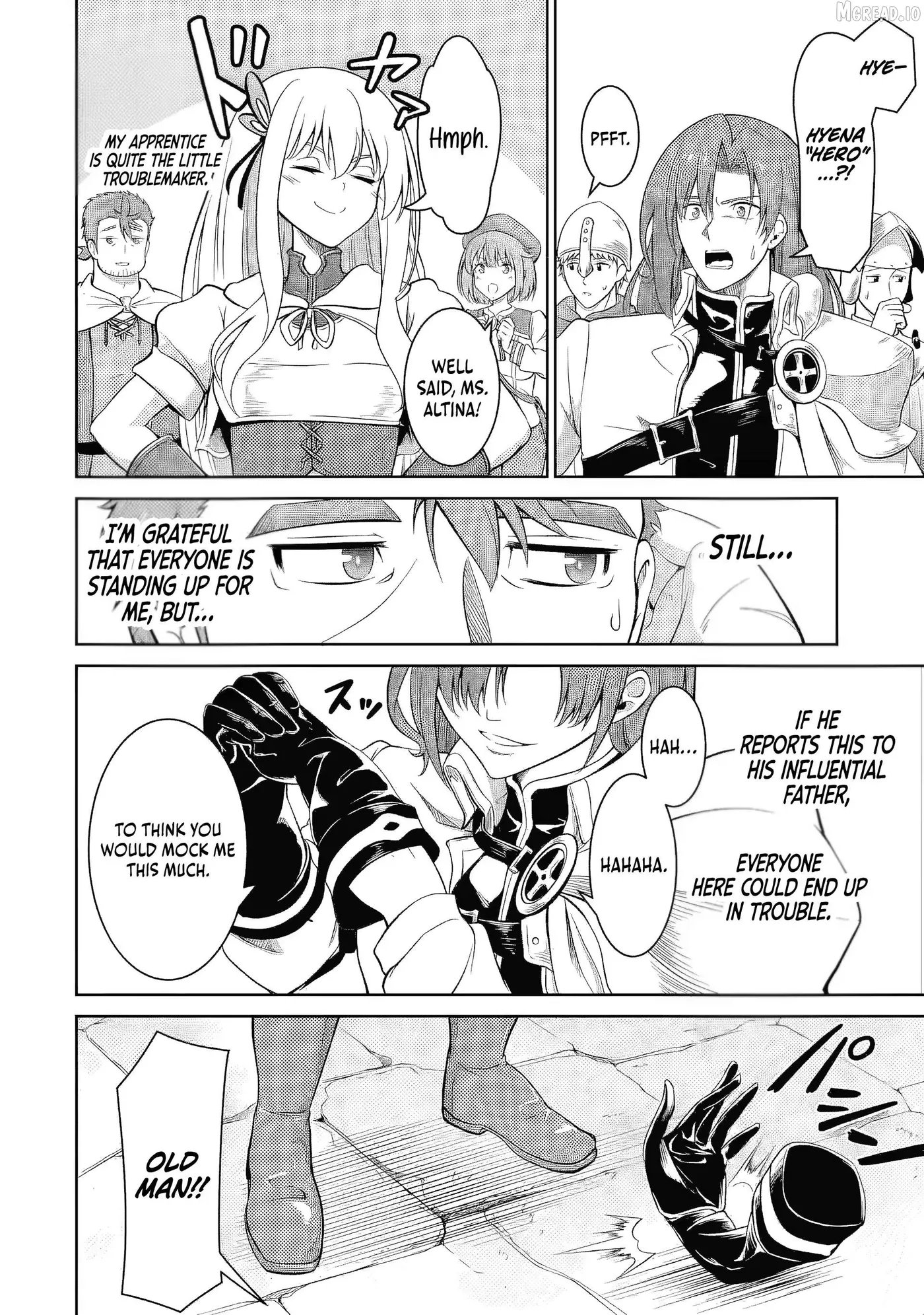 Ossan Boukensha no Okureta Eiyuu-tan  Kansha no Suburi o 1 nichi 1 man Kaishite itara, Kensei ga Deshi-iri Shigan ni Yatte Kita Chapter 6 page 5 - 