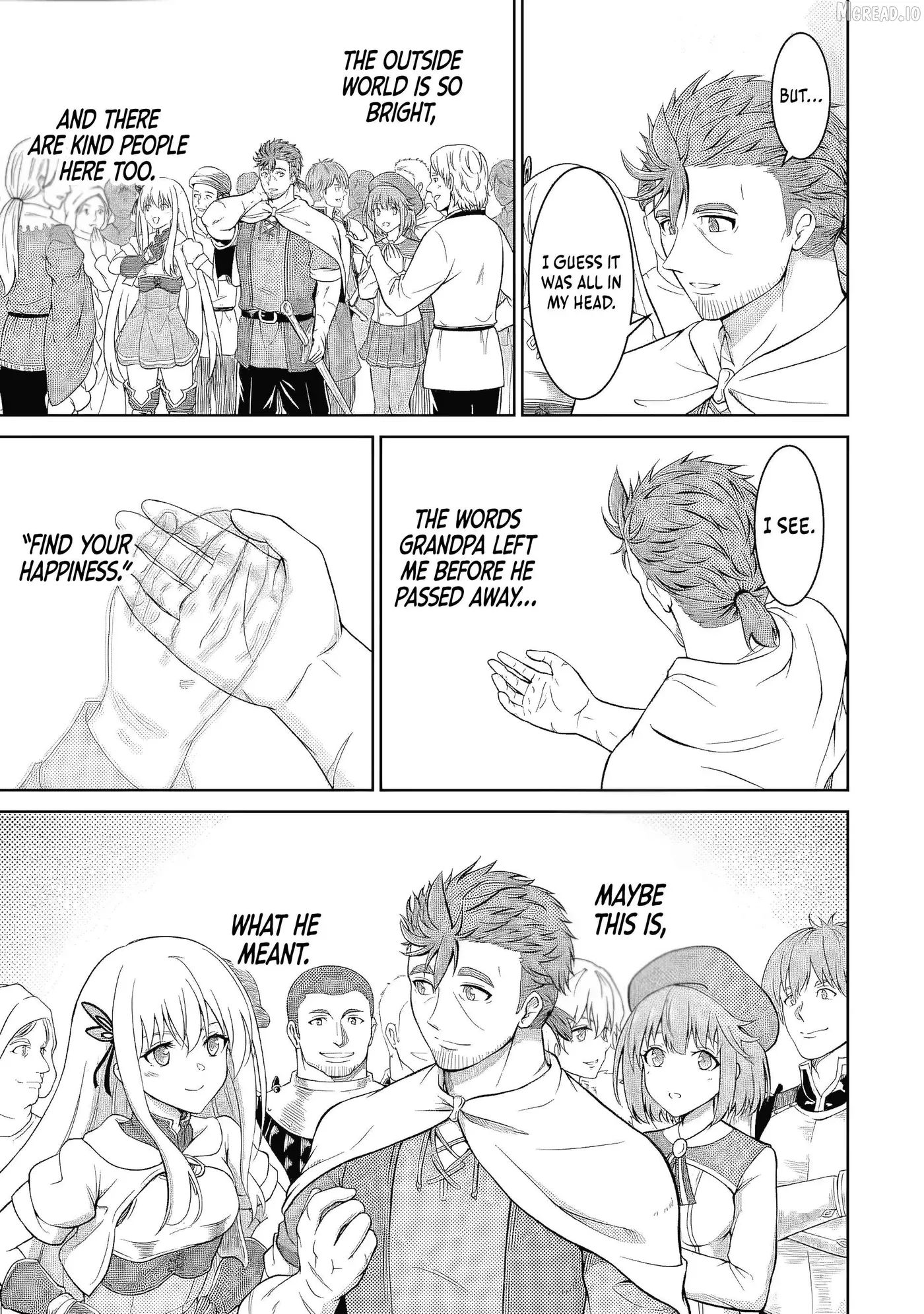 Ossan Boukensha no Okureta Eiyuu-tan  Kansha no Suburi o 1 nichi 1 man Kaishite itara, Kensei ga Deshi-iri Shigan ni Yatte Kita Chapter 6 page 44 - 