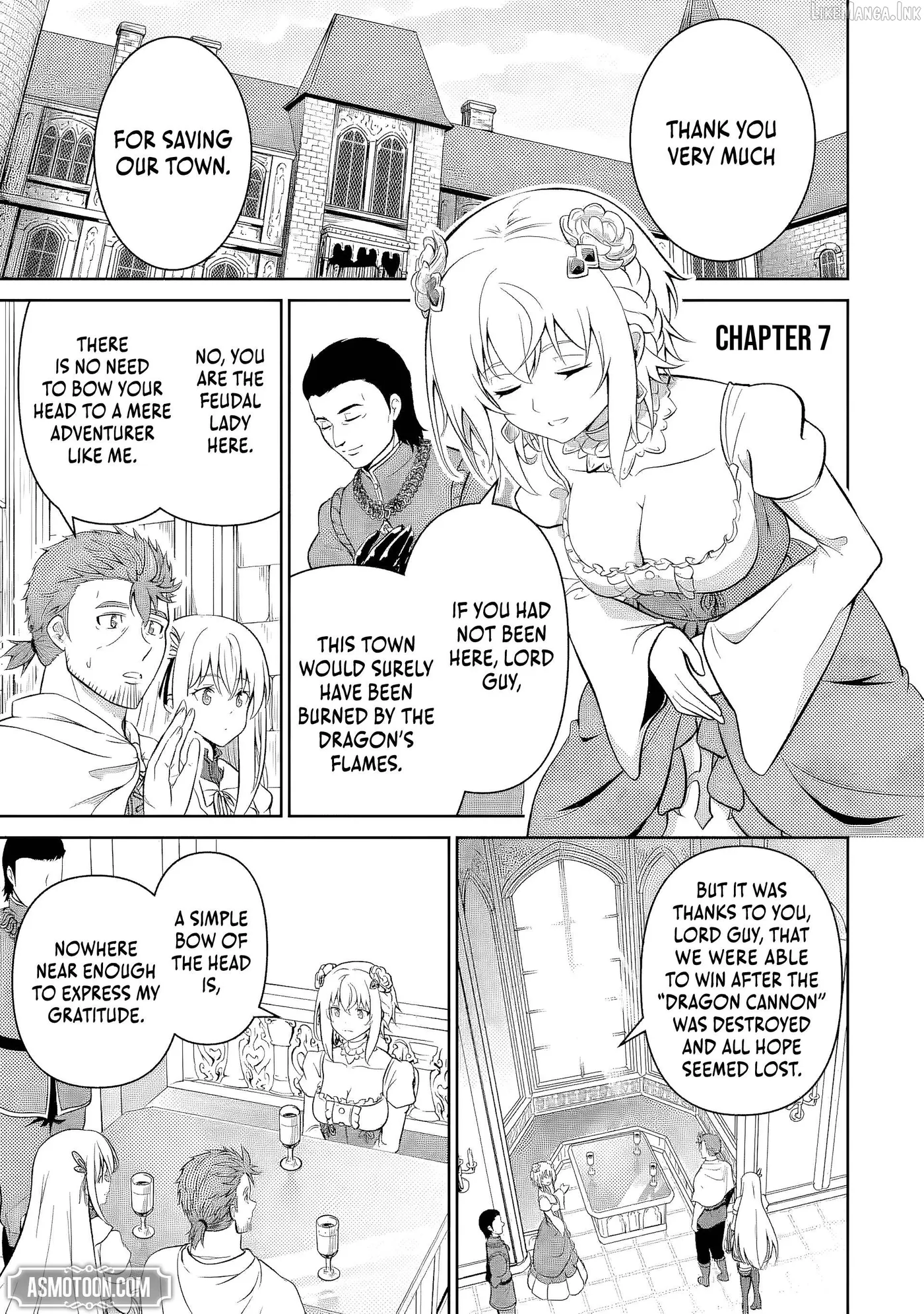 Ossan Boukensha no Okureta Eiyuu-tan  Kansha no Suburi o 1 nichi 1 man Kaishite itara, Kensei ga Deshi-iri Shigan ni Yatte Kita Chapter 7 page 2 - 