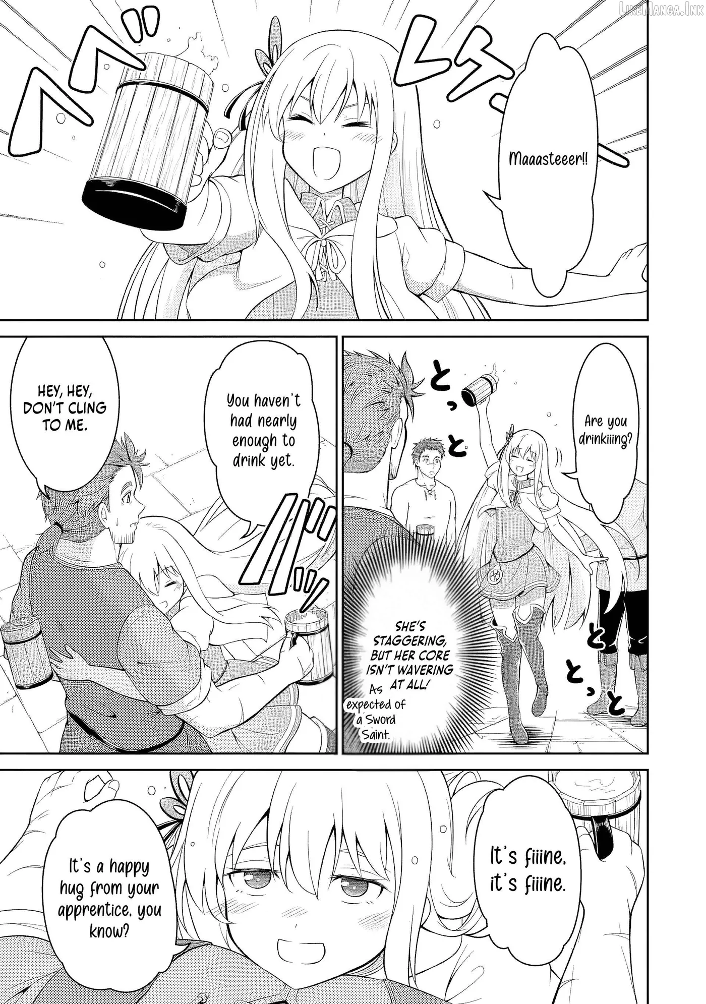 Ossan Boukensha no Okureta Eiyuu-tan  Kansha no Suburi o 1 nichi 1 man Kaishite itara, Kensei ga Deshi-iri Shigan ni Yatte Kita Chapter 7 page 16 - 