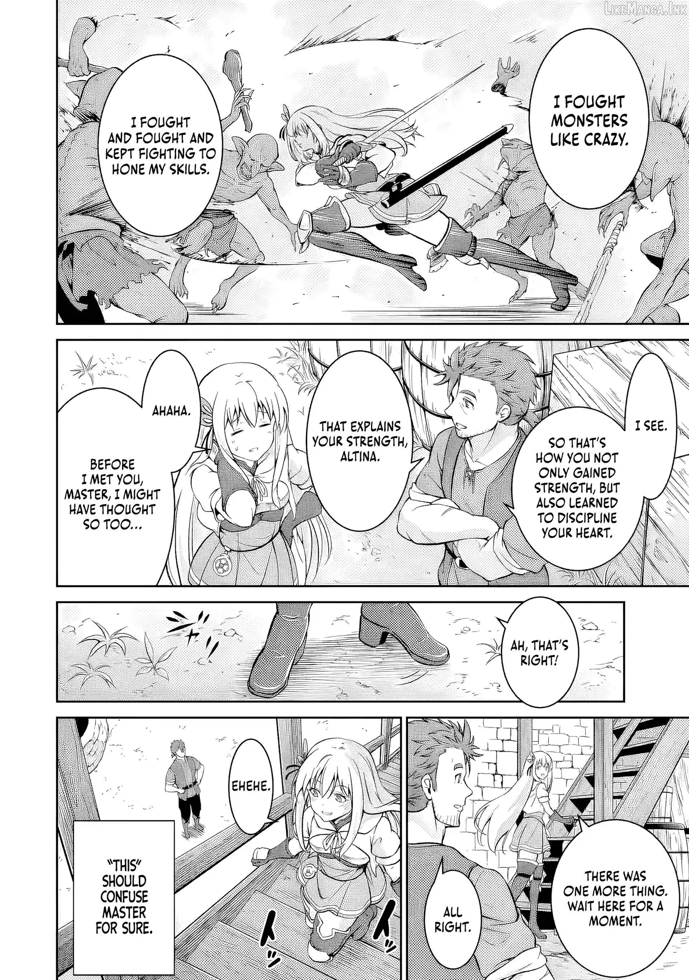 Ossan Boukensha no Okureta Eiyuu-tan  Kansha no Suburi o 1 nichi 1 man Kaishite itara, Kensei ga Deshi-iri Shigan ni Yatte Kita Chapter 7 page 31 - 