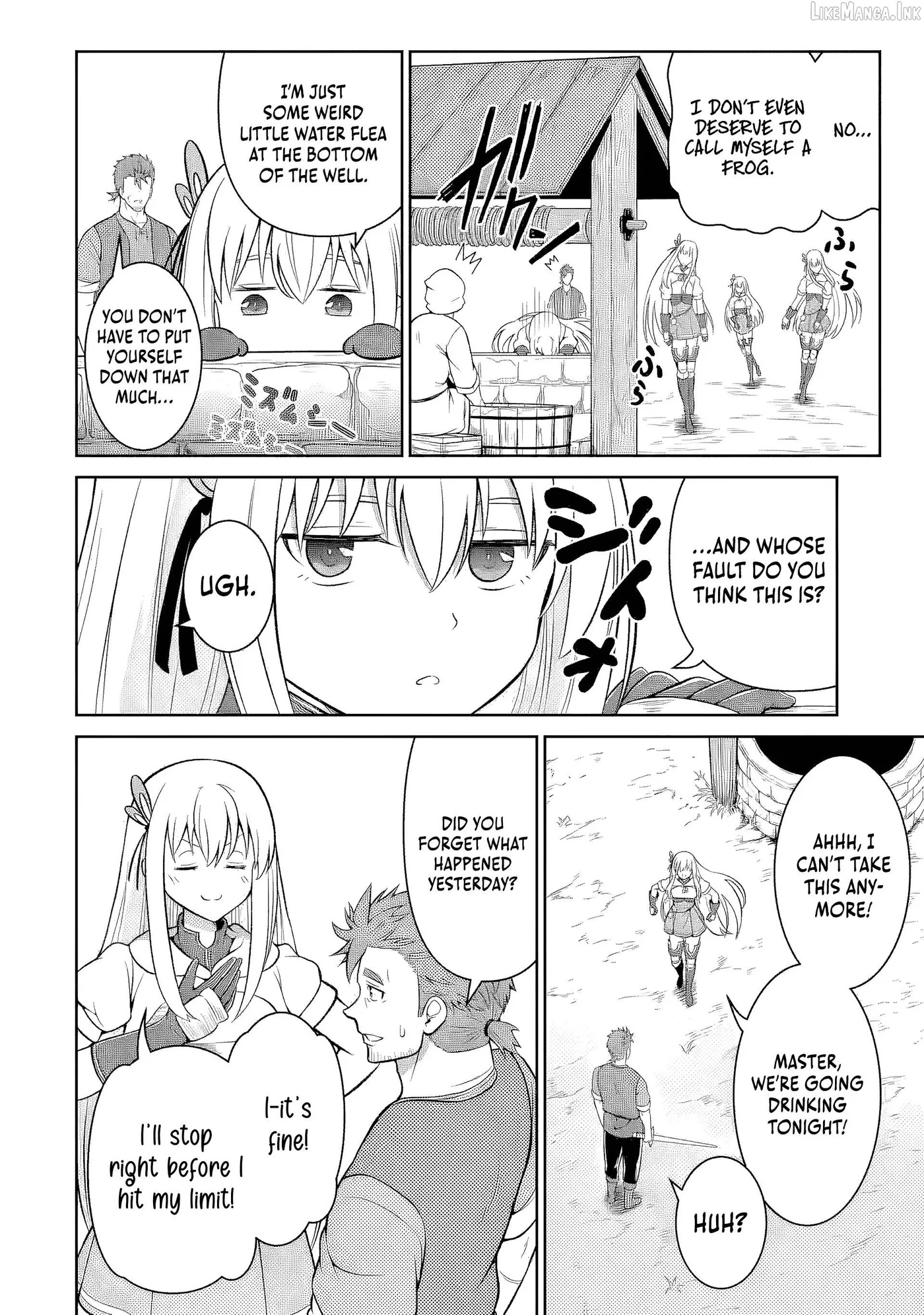 Ossan Boukensha no Okureta Eiyuu-tan  Kansha no Suburi o 1 nichi 1 man Kaishite itara, Kensei ga Deshi-iri Shigan ni Yatte Kita Chapter 7 page 35 - 