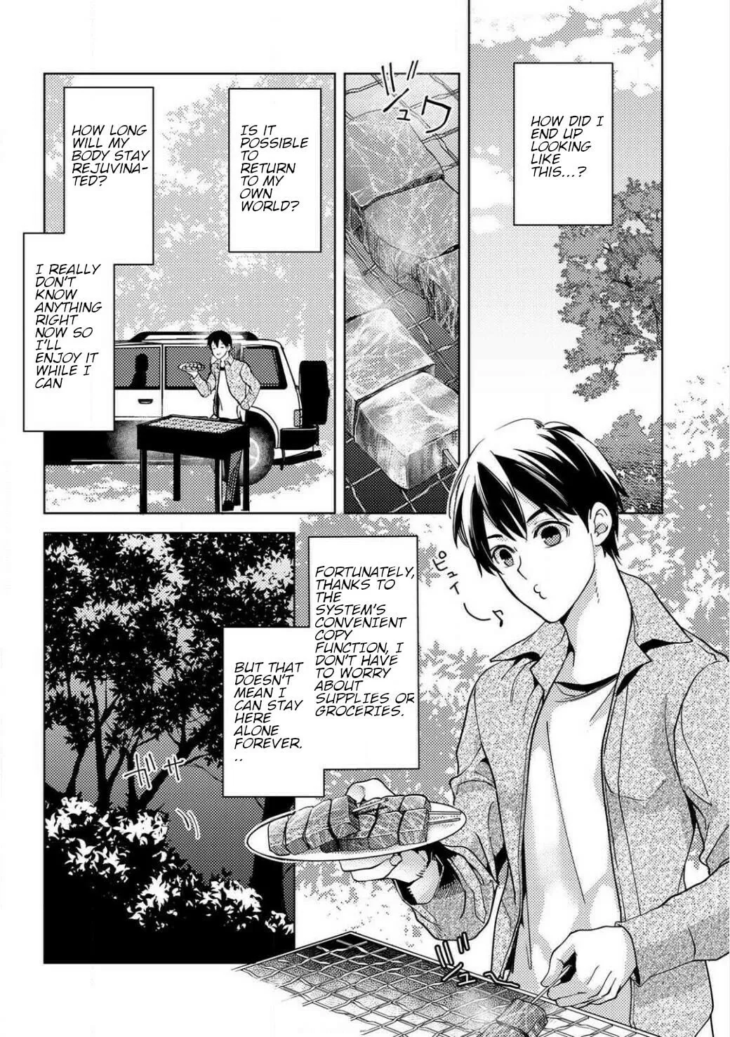 Ossan no Remake Bouken Nikki: Autocamp kara Hajimaru Isekai Mankitsu Life Chapter 2.1 page 2 - 