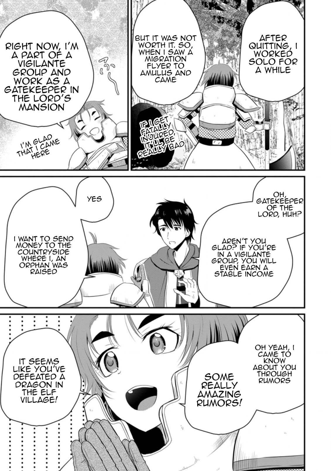 Ossan Teihen Chiyushi to Manamusume no Henkyou Life ~Chuunen Otoko ga Kaifuku Skill ni Kakusei Shite, Eiyuu e Nariagaru~ Chapter 11 page 19 - 