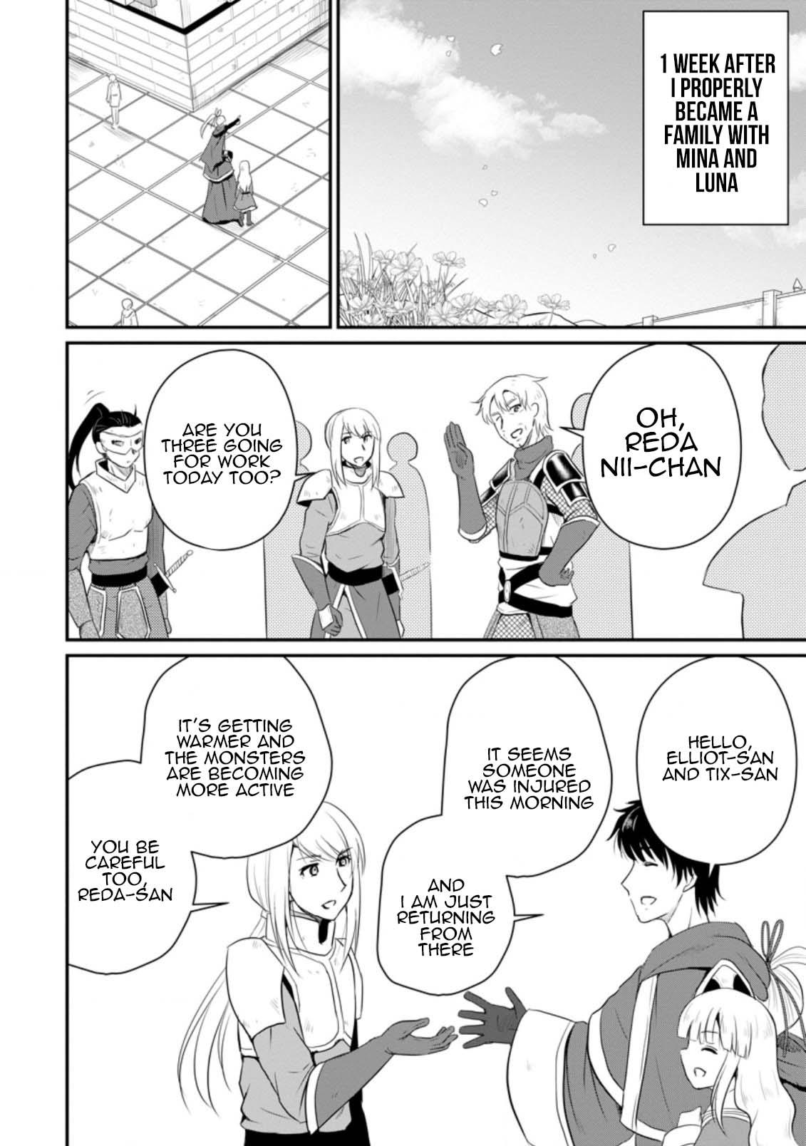 Ossan Teihen Chiyushi to Manamusume no Henkyou Life ~Chuunen Otoko ga Kaifuku Skill ni Kakusei Shite, Eiyuu e Nariagaru~ Chapter 11 page 8 - 