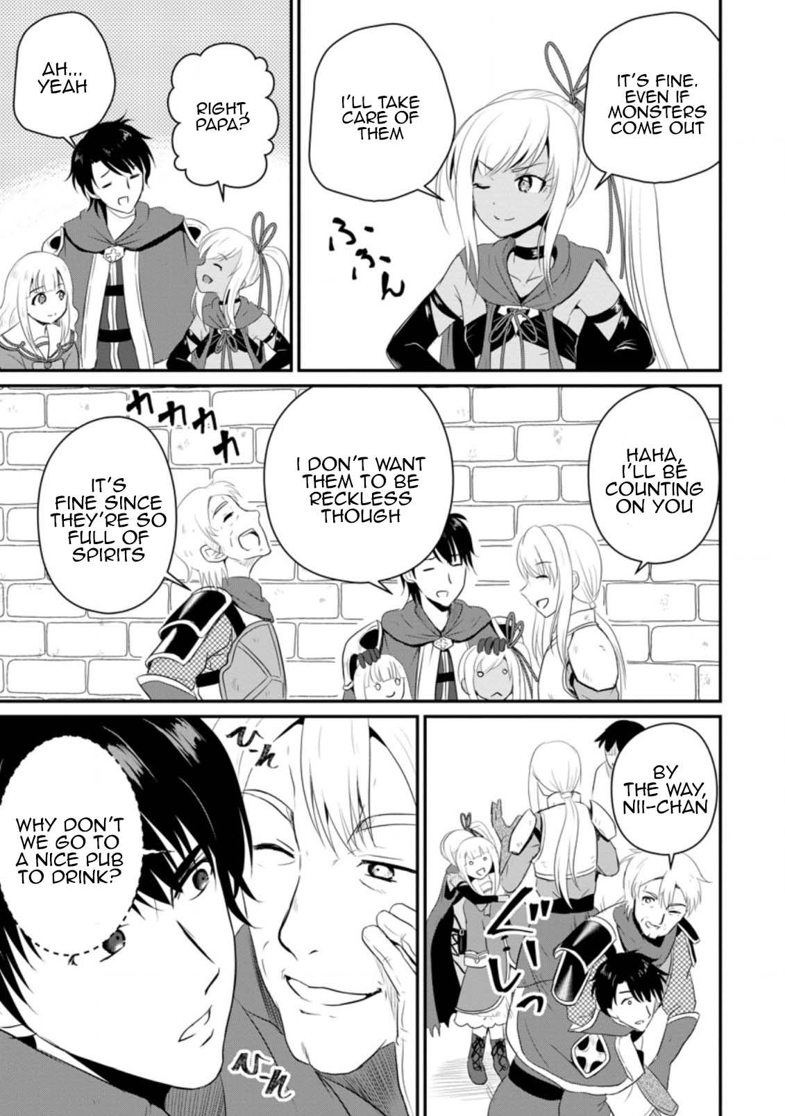 Ossan Teihen Chiyushi to Manamusume no Henkyou Life ~Chuunen Otoko ga Kaifuku Skill ni Kakusei Shite, Eiyuu e Nariagaru~ Chapter 11 page 9 - 