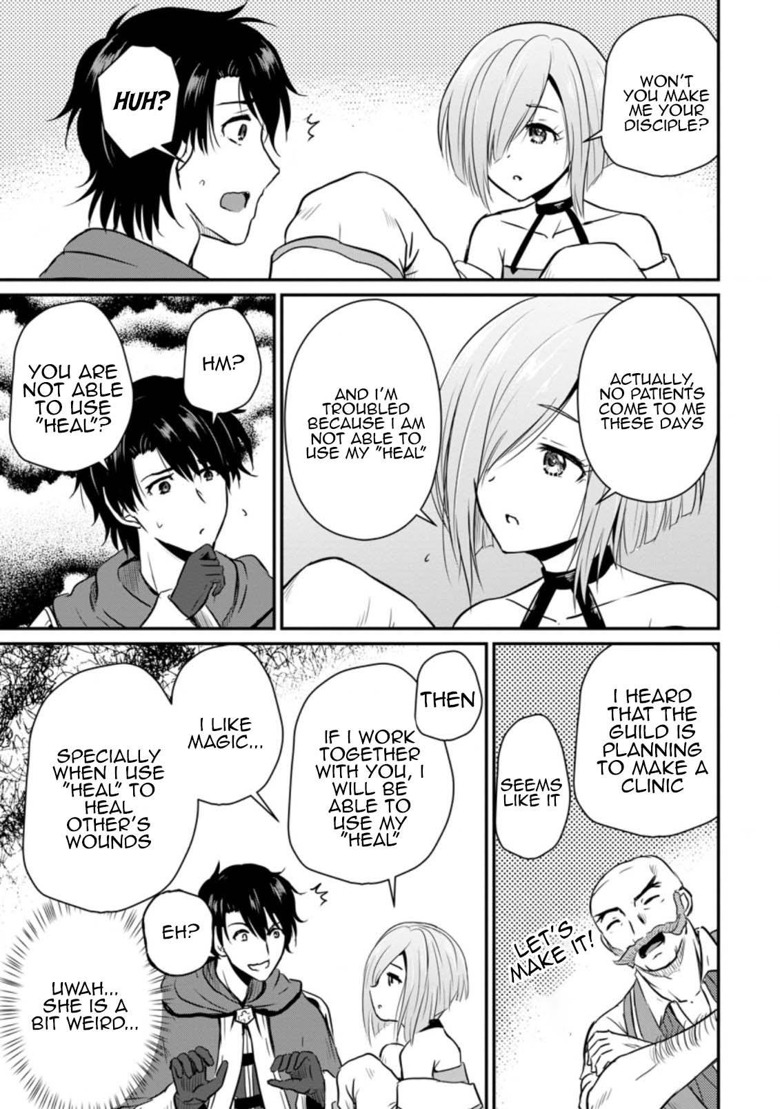 Ossan Teihen Chiyushi to Manamusume no Henkyou Life ~Chuunen Otoko ga Kaifuku Skill ni Kakusei Shite, Eiyuu e Nariagaru~ Chapter 18 page 9 - 