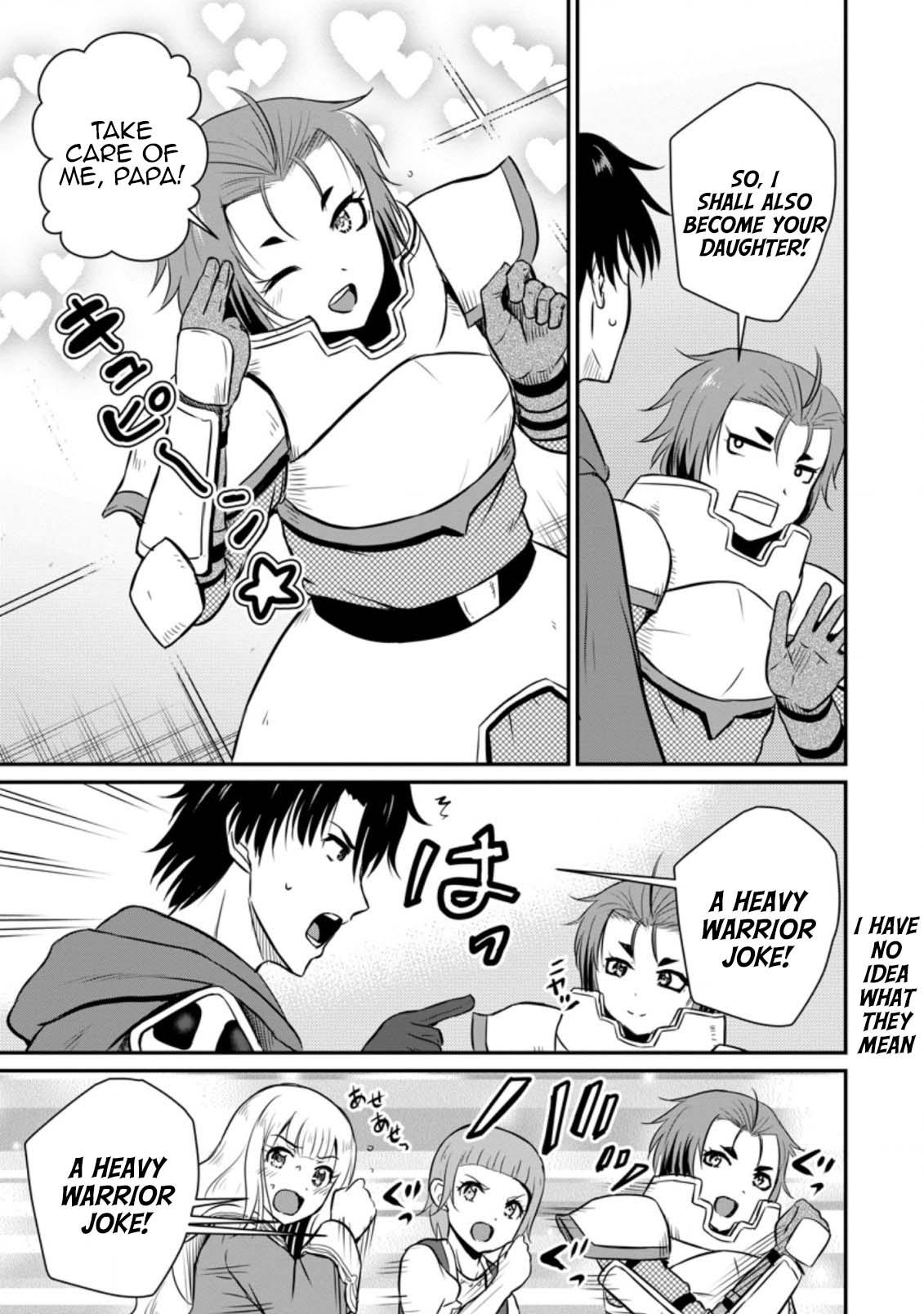 Ossan Teihen Chiyushi to Manamusume no Henkyou Life ~Chuunen Otoko ga Kaifuku Skill ni Kakusei Shite, Eiyuu e Nariagaru~ Chapter 24 page 9 - 