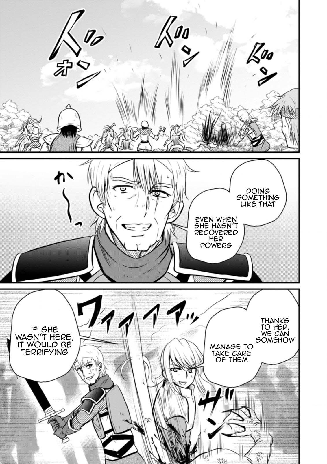Ossan Teihen Chiyushi to Manamusume no Henkyou Life ~Chuunen Otoko ga Kaifuku Skill ni Kakusei Shite, Eiyuu e Nariagaru~ Chapter 28 page 17 - 