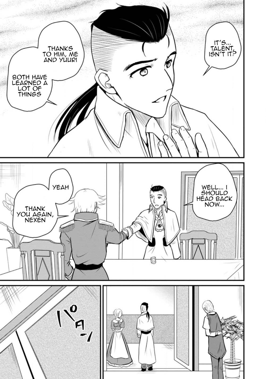 Ossan Teihen Chiyushi to Manamusume no Henkyou Life ~Chuunen Otoko ga Kaifuku Skill ni Kakusei Shite, Eiyuu e Nariagaru~ Chapter 32 page 27 - 