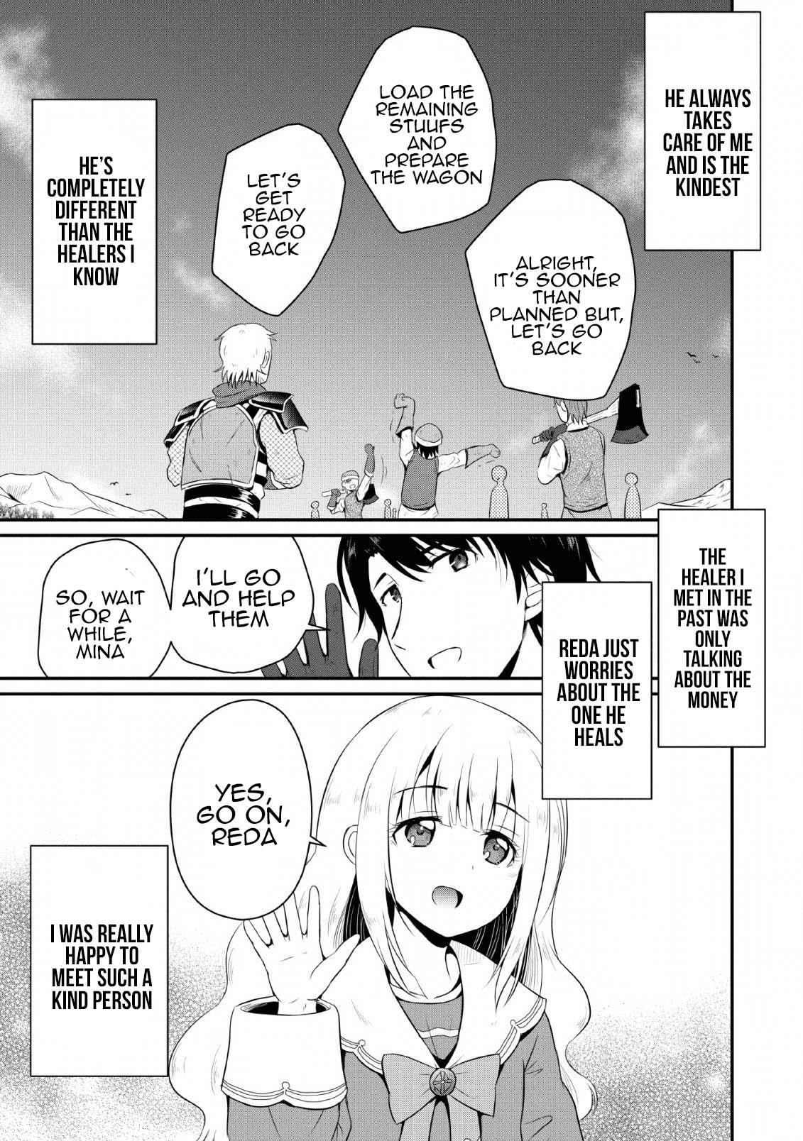 Ossan Teihen Chiyushi to Manamusume no Henkyou Life ~Chuunen Otoko ga Kaifuku Skill ni Kakusei Shite, Eiyuu e Nariagaru~ Chapter 4 page 27 - 