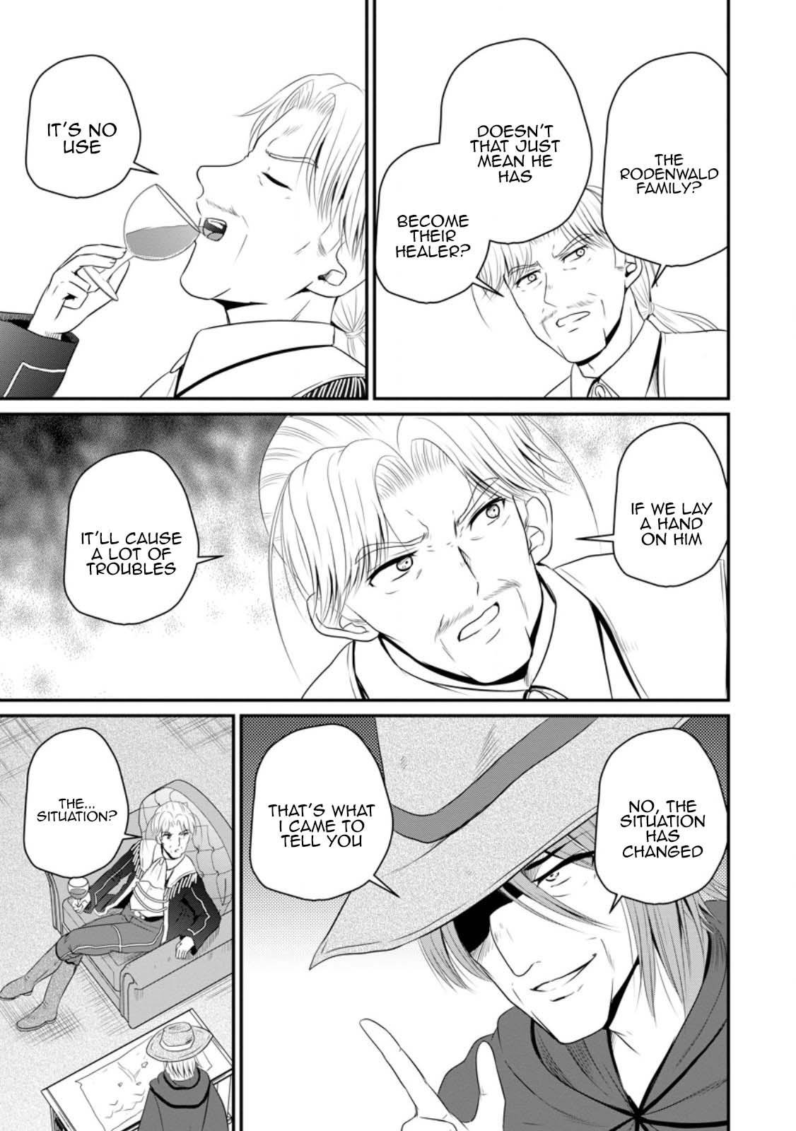 Ossan Teihen Chiyushi to Manamusume no Henkyou Life ~Chuunen Otoko ga Kaifuku Skill ni Kakusei Shite, Eiyuu e Nariagaru~ Chapter 45 page 23 - 