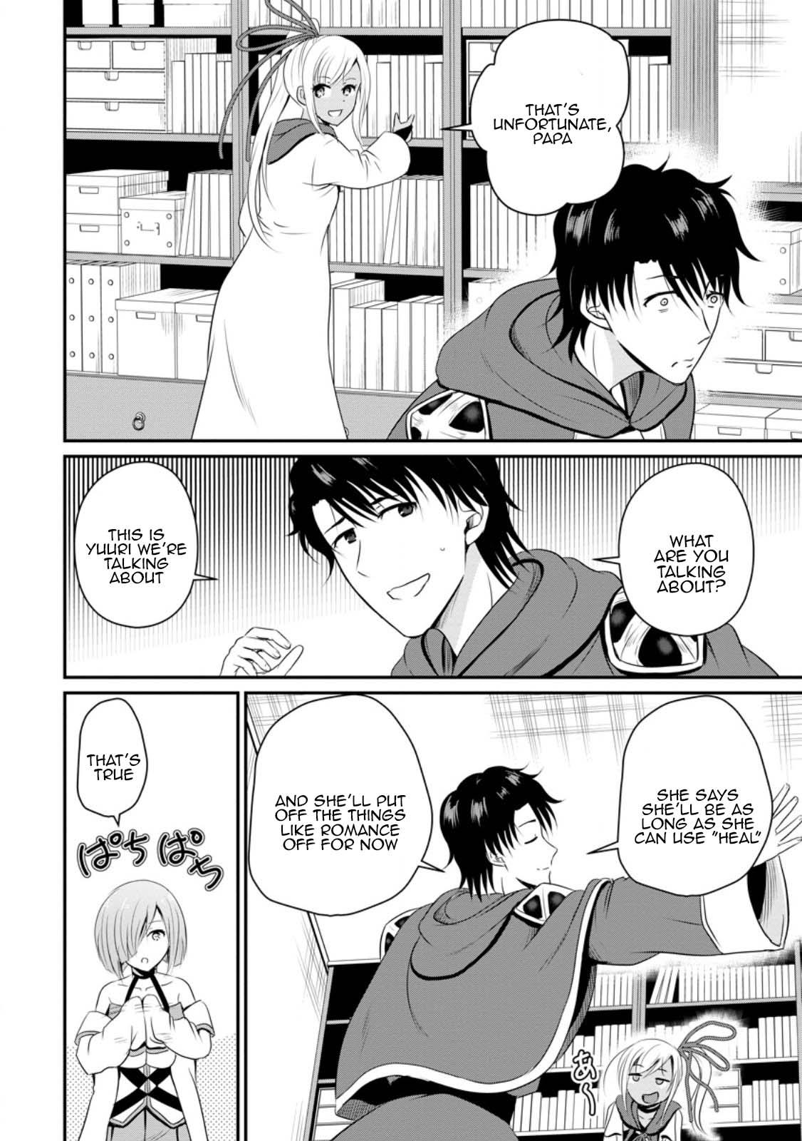 Ossan Teihen Chiyushi to Manamusume no Henkyou Life ~Chuunen Otoko ga Kaifuku Skill ni Kakusei Shite, Eiyuu e Nariagaru~ Chapter 45 page 6 - 