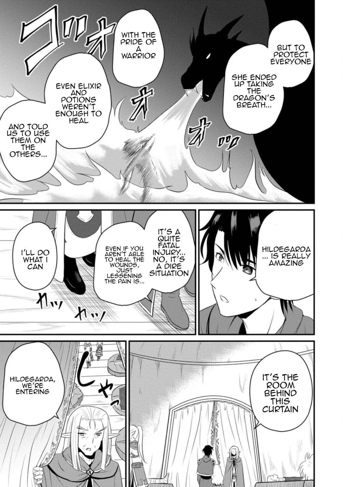 Ossan Teihen Chiyushi to Manamusume no Henkyou Life ~Chuunen Otoko ga Kaifuku Skill ni Kakusei Shite, Eiyuu e Nariagaru~ Chapter 5 page 27 - 