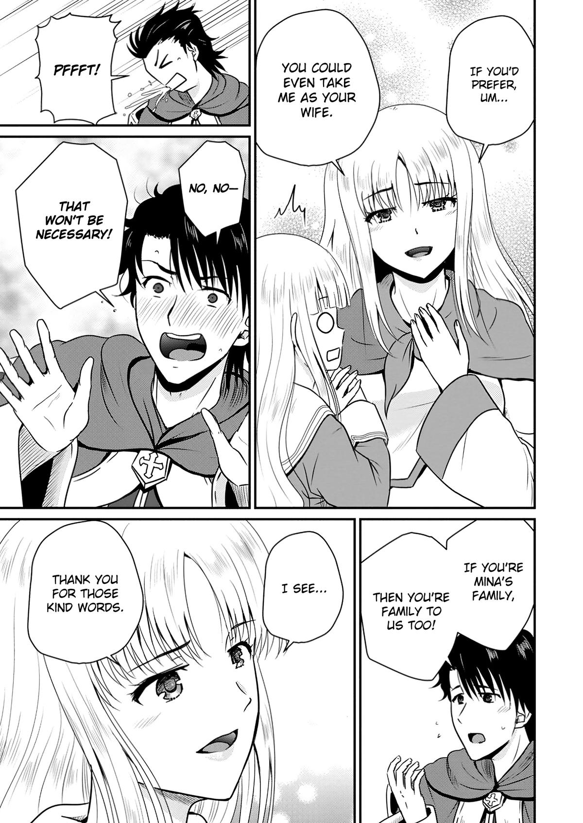 Ossan Teihen Chiyushi to Manamusume no Henkyou Life ~Chuunen Otoko ga Kaifuku Skill ni Kakusei Shite, Eiyuu e Nariagaru~ Chapter 55 page 27 - 