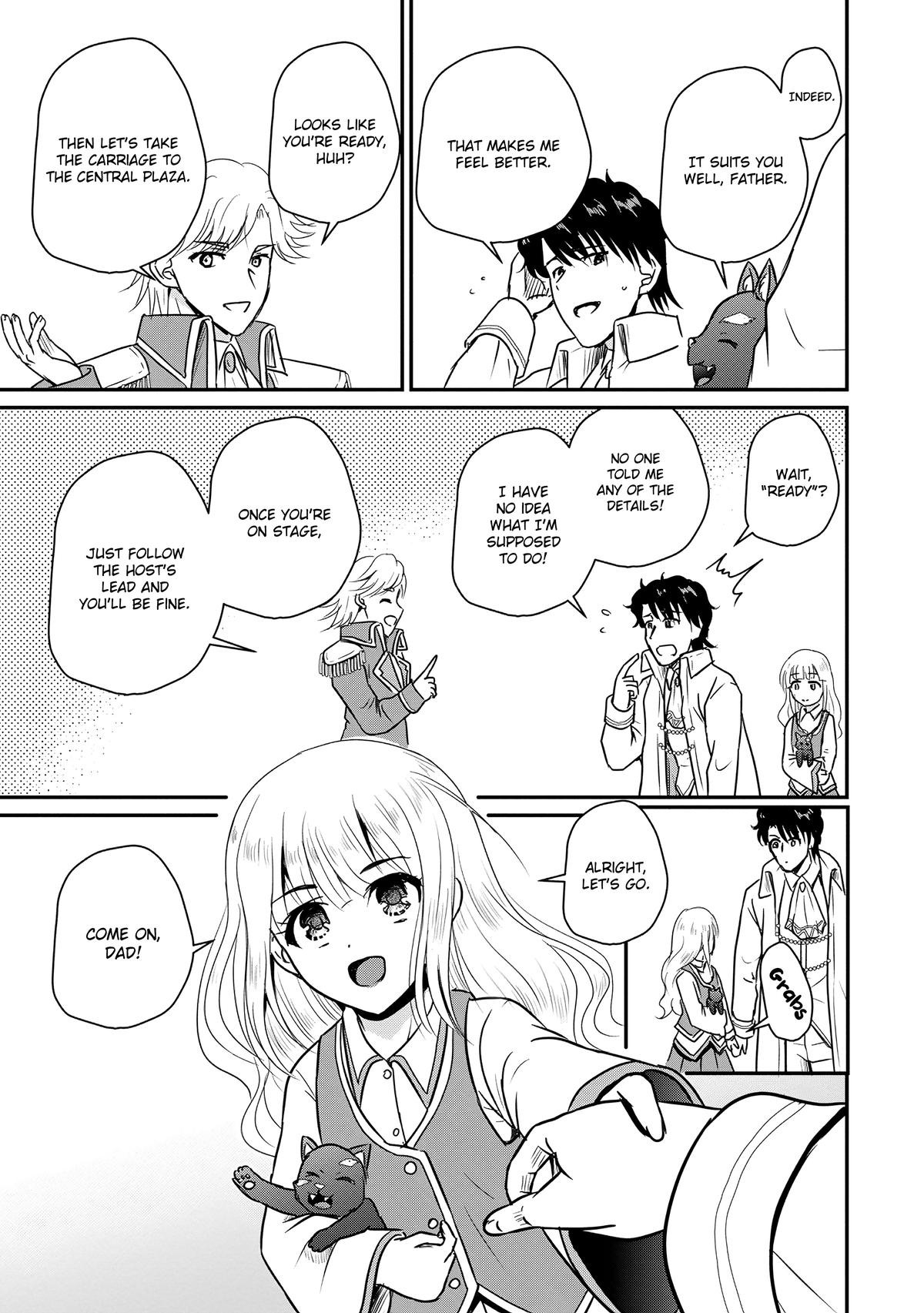 Ossan Teihen Chiyushi to Manamusume no Henkyou Life ~Chuunen Otoko ga Kaifuku Skill ni Kakusei Shite, Eiyuu e Nariagaru~ Chapter 59 page 5 - 