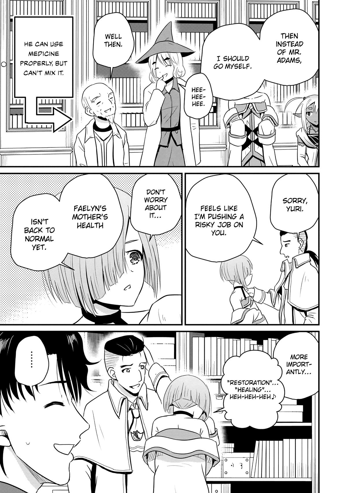 Ossan Teihen Chiyushi to Manamusume no Henkyou Life ~Chuunen Otoko ga Kaifuku Skill ni Kakusei Shite, Eiyuu e Nariagaru~ Chapter 64 page 21 - 