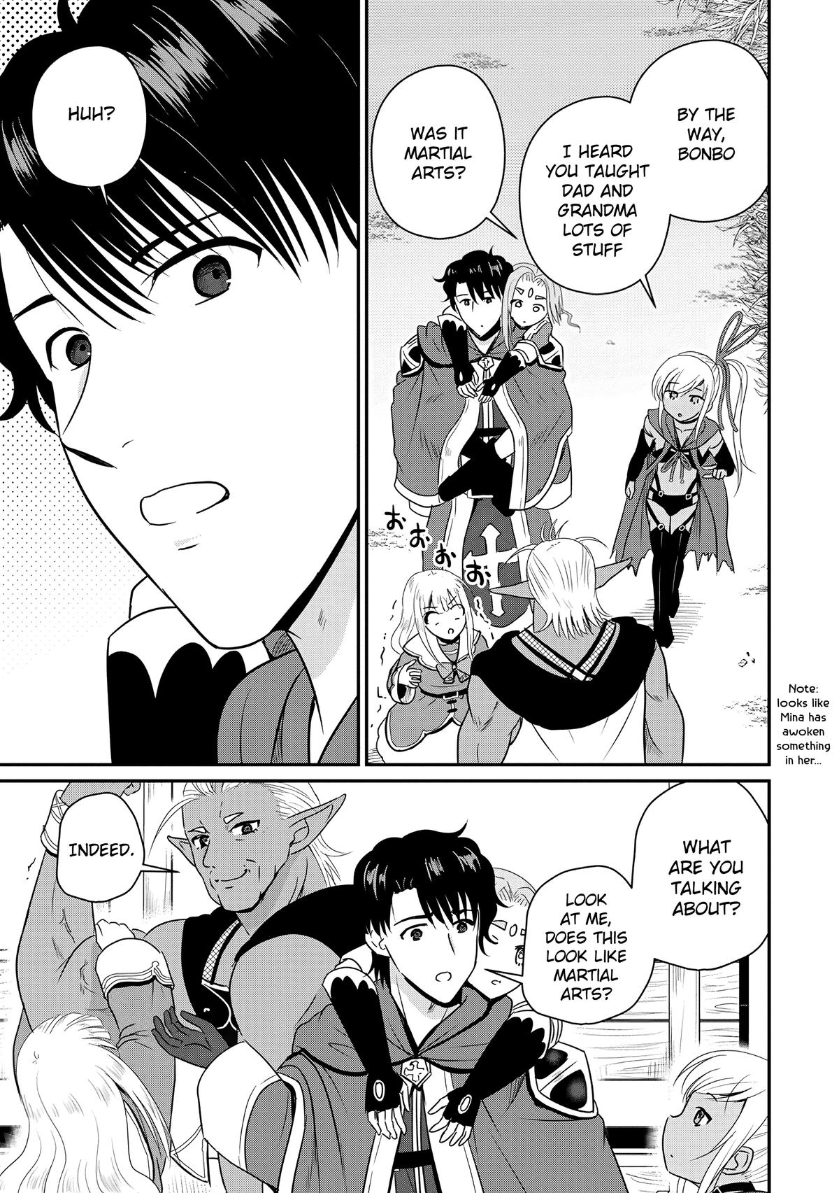 Ossan Teihen Chiyushi to Manamusume no Henkyou Life ~Chuunen Otoko ga Kaifuku Skill ni Kakusei Shite, Eiyuu e Nariagaru~ Chapter 65 page 13 - 