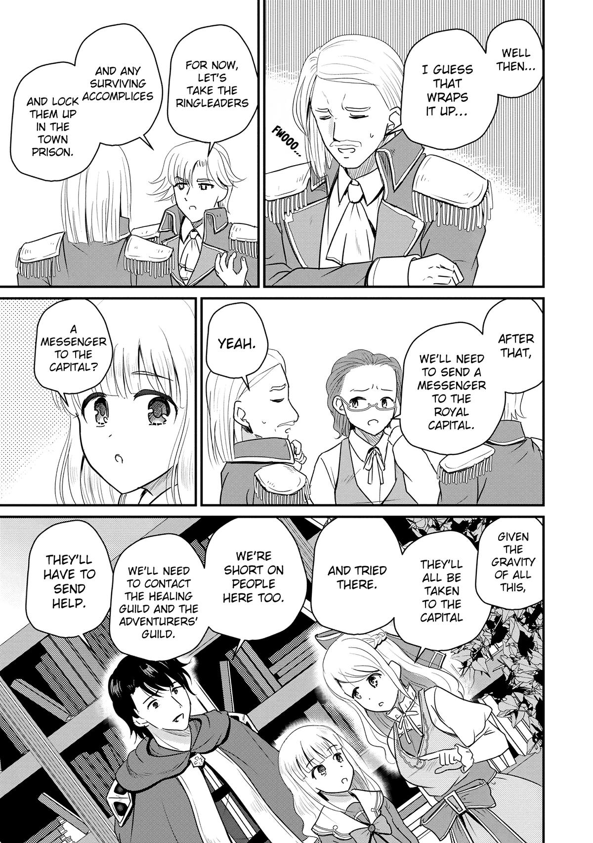 Ossan Teihen Chiyushi to Manamusume no Henkyou Life ~Chuunen Otoko ga Kaifuku Skill ni Kakusei Shite, Eiyuu e Nariagaru~ Chapter 68 page 11 - 