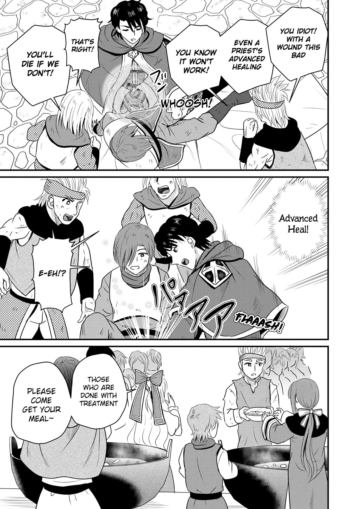 Ossan Teihen Chiyushi to Manamusume no Henkyou Life ~Chuunen Otoko ga Kaifuku Skill ni Kakusei Shite, Eiyuu e Nariagaru~ Chapter 68 page 29 - 