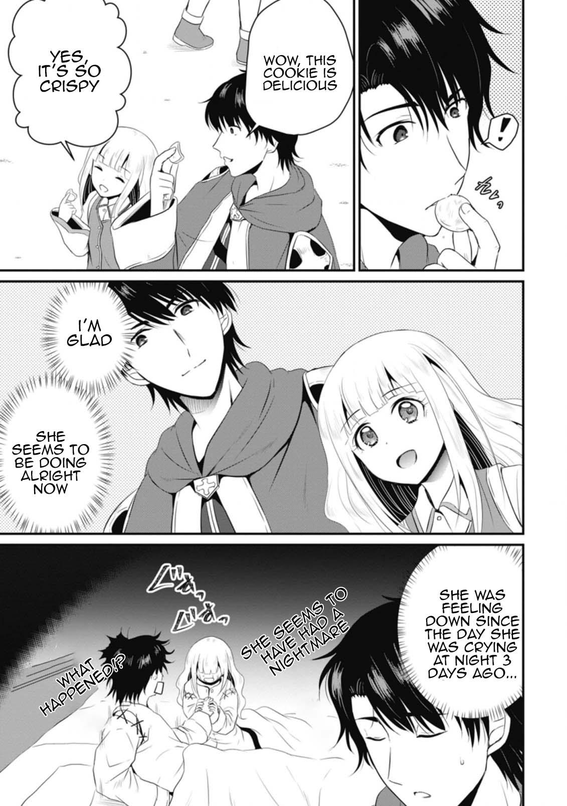 Ossan Teihen Chiyushi to Manamusume no Henkyou Life ~Chuunen Otoko ga Kaifuku Skill ni Kakusei Shite, Eiyuu e Nariagaru~ Chapter 9 page 5 - 