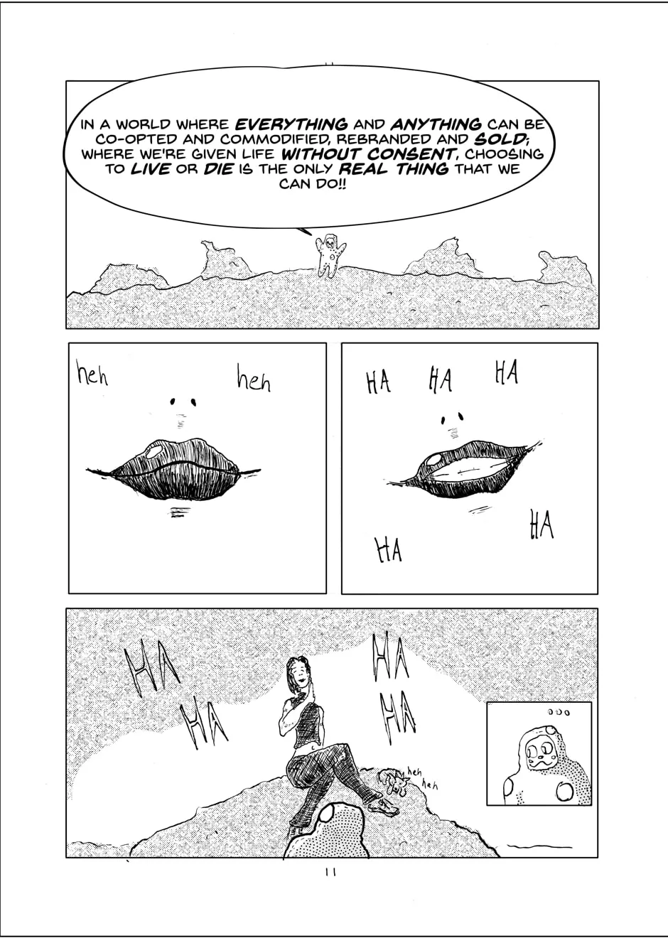 Oswald the Overman in the Lesser Planes of Hell Chapter 2 page 11 - 