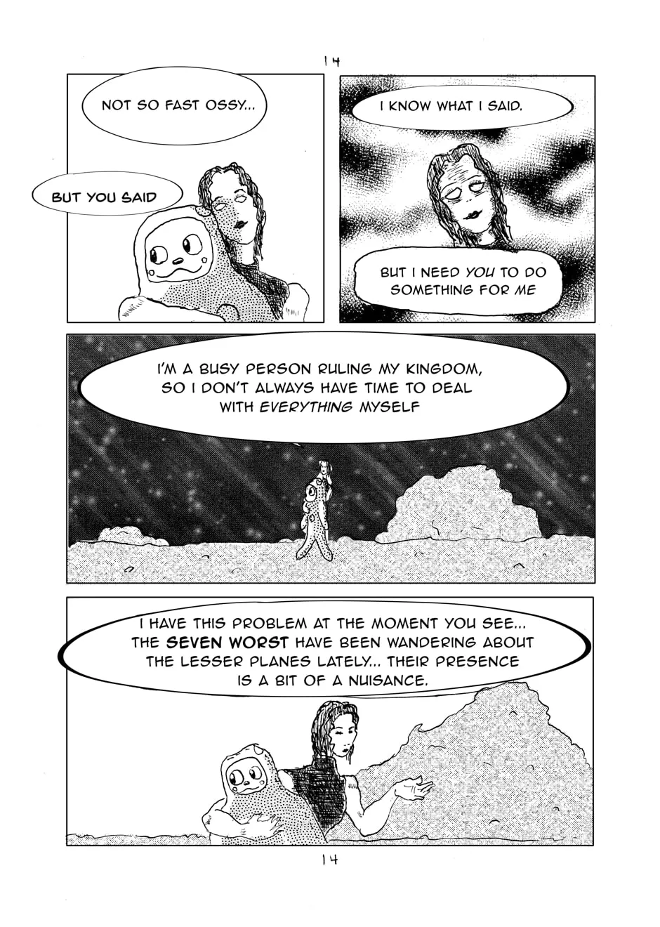 Oswald the Overman in the Lesser Planes of Hell Chapter 2 page 14 - 