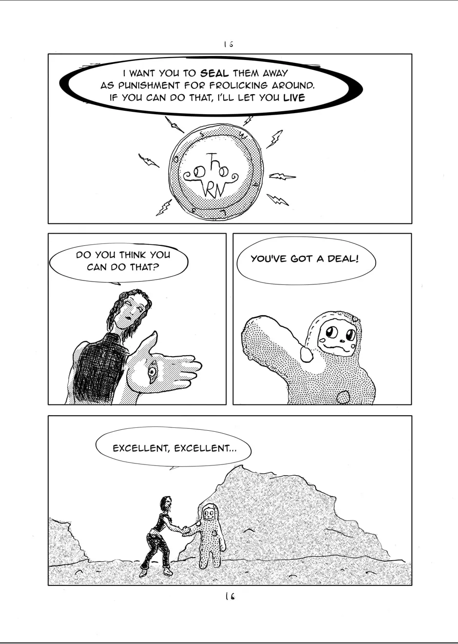 Oswald the Overman in the Lesser Planes of Hell Chapter 2 page 16 - 