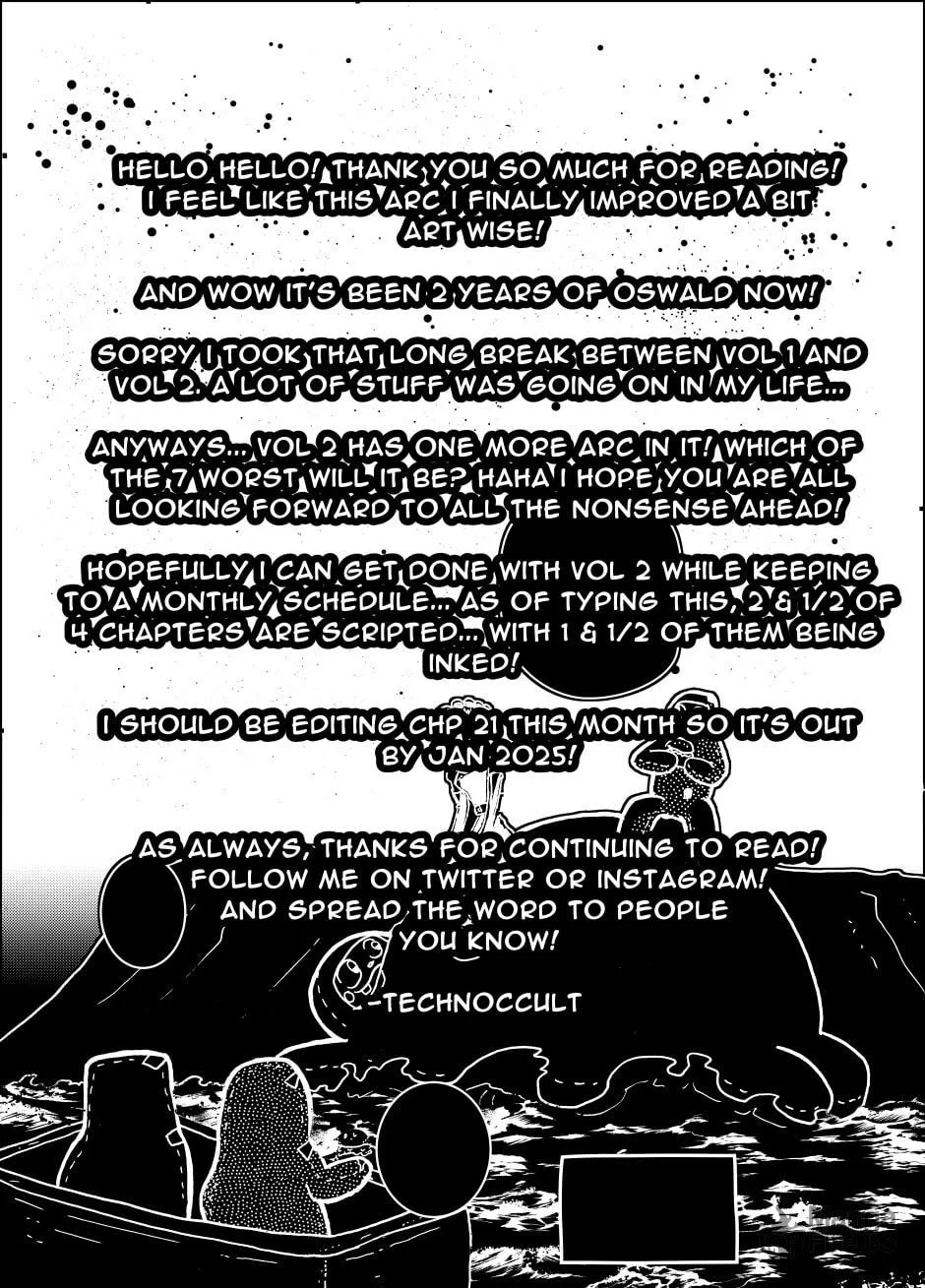 Oswald the Overman in the Lesser Planes of Hell Chapter 20 page 21 - 
