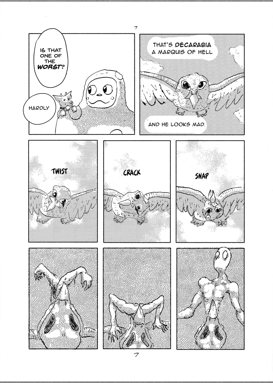 Oswald the Overman in the Lesser Planes of Hell Chapter 4 page 7 - 