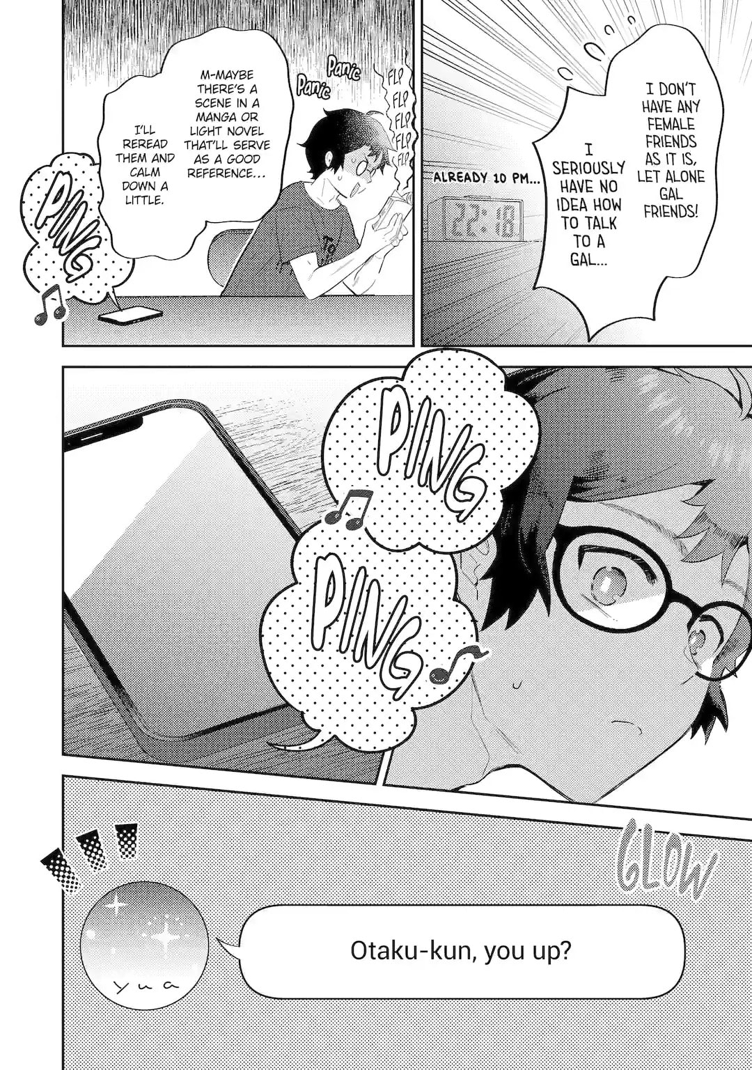 Otaku x Gal Chapter 1.2 page 4 - 