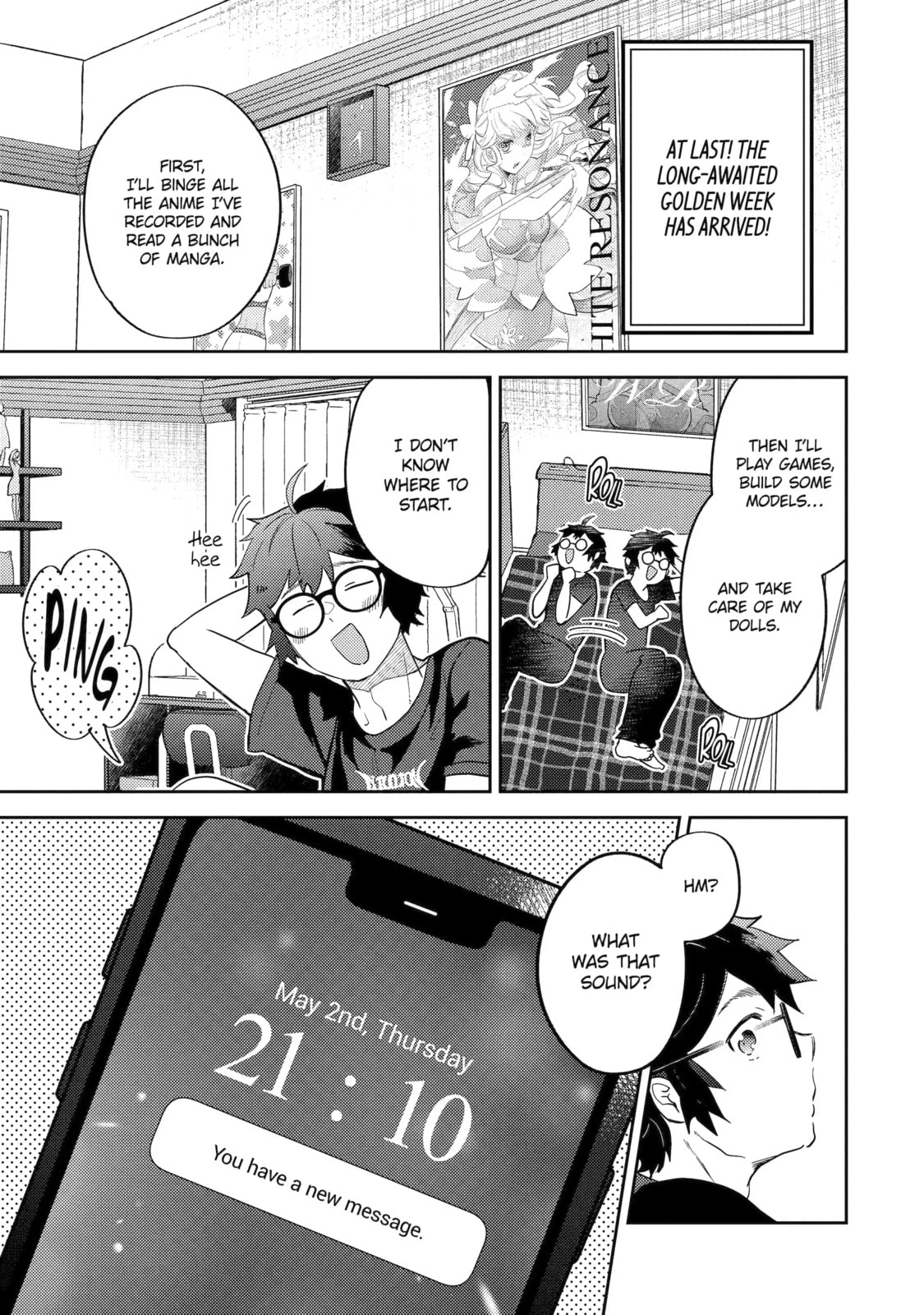 Otaku x Gal Chapter 6.1 page 3 - 