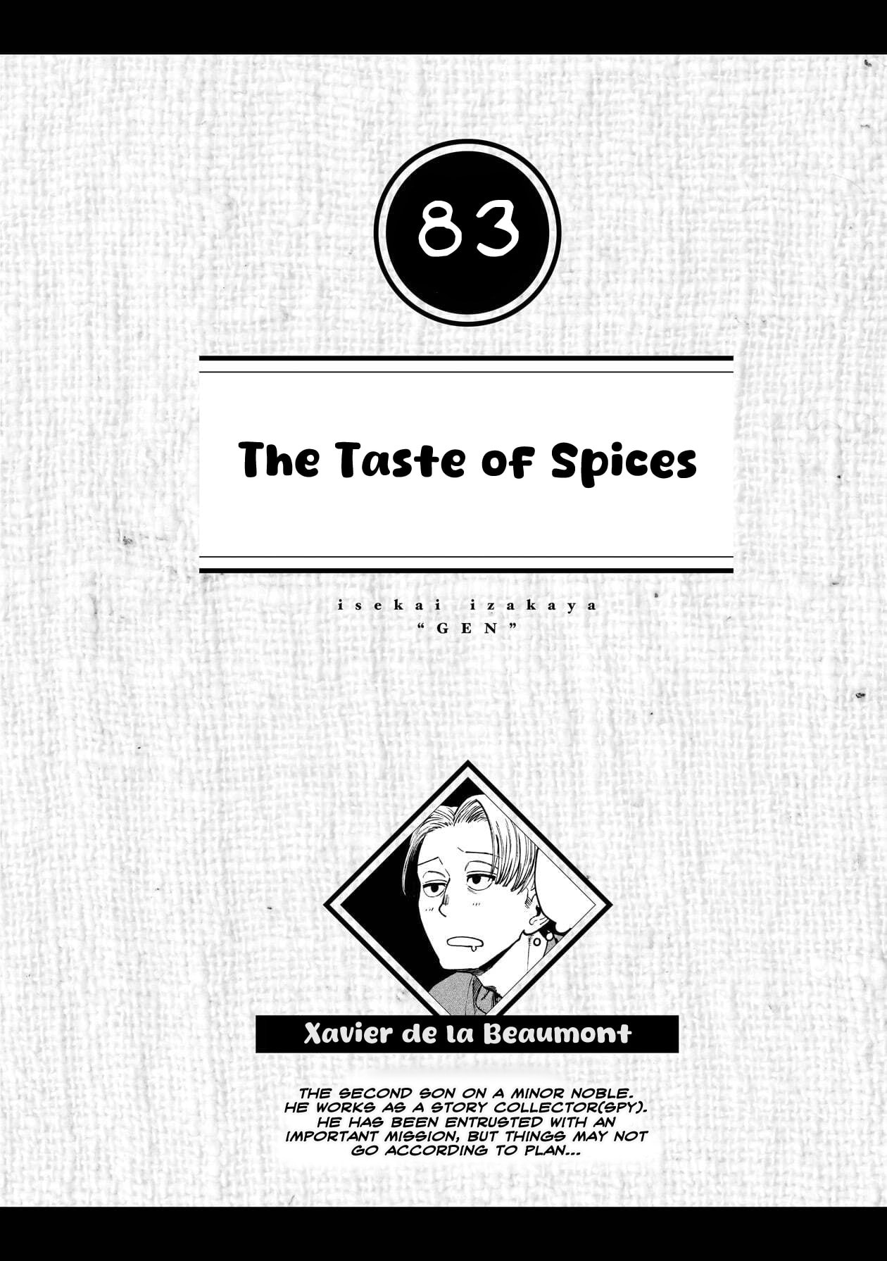 Otherwordly Izakaya "Gen" Chapter 83 page 1 - 