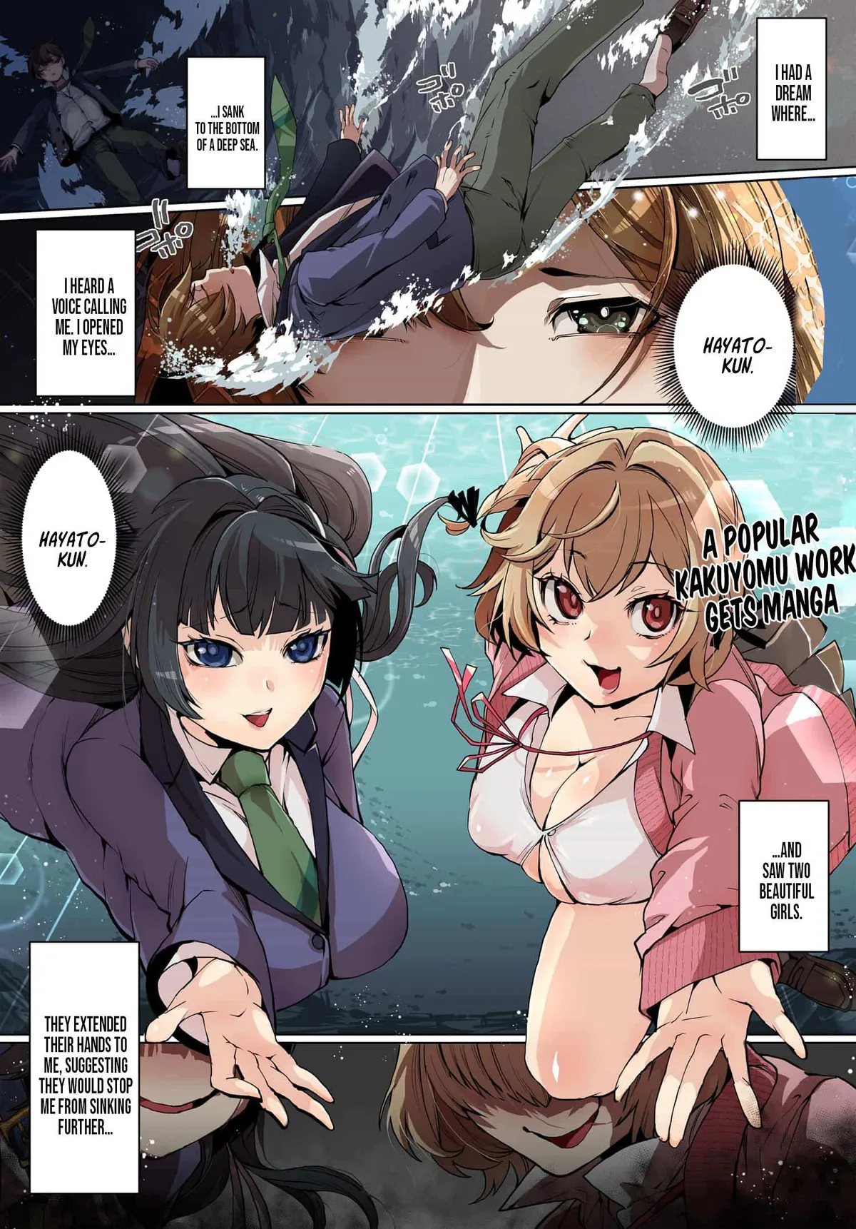 Otoko Girai na Bijin Shimai wo Namae mo Tsugezu ni Tasuketara Ittai Dounaru? Chapter 1 page 2 - 