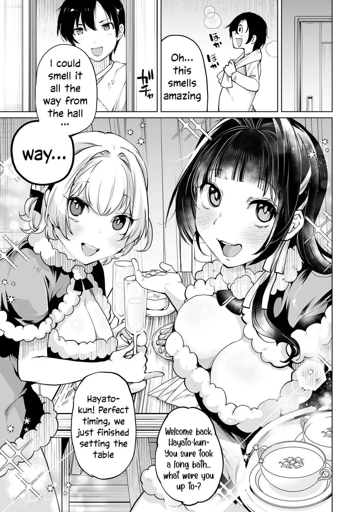 Otoko Girai na Bijin Shimai wo Namae mo Tsugezu ni Tasuketara Ittai Dounaru? Chapter 18 page 9 - 