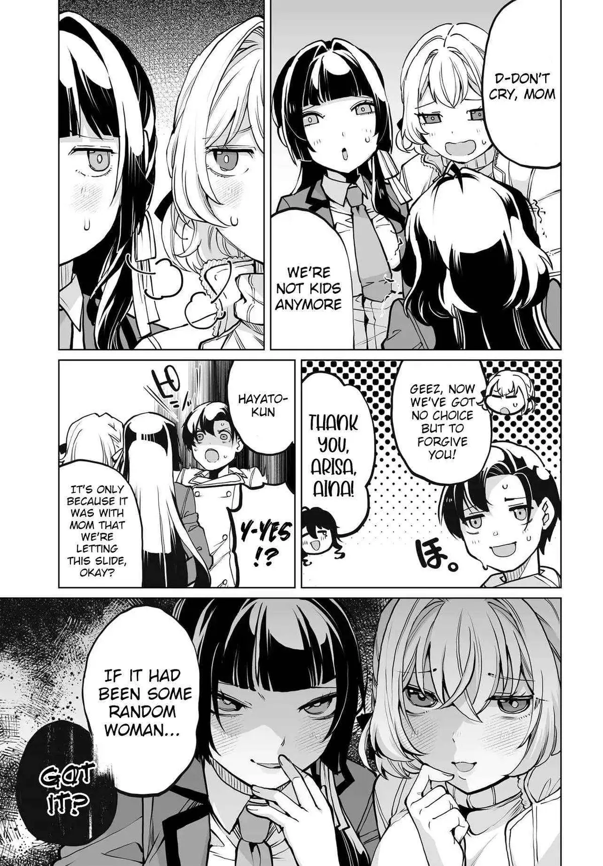 Otoko Girai na Bijin Shimai wo Namae mo Tsugezu ni Tasuketara Ittai Dounaru? Chapter 22 page 15 - 