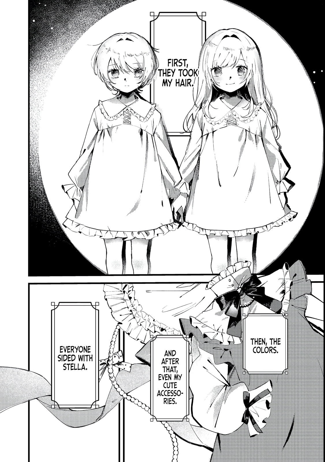 Otome Game Heroine no Hikitate Yaku no Imouto ni Tensei Shita node Tachiba wo Ubatte Yaru Koto ni Shita Chapter 1 page 4 - 