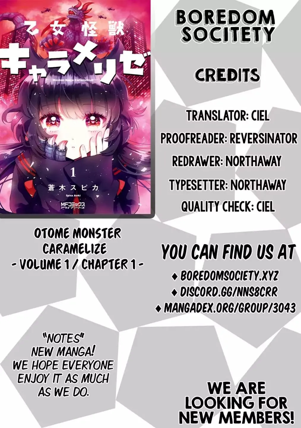 Otome Kaijuu Caramelize Chapter 1 page 53 - 