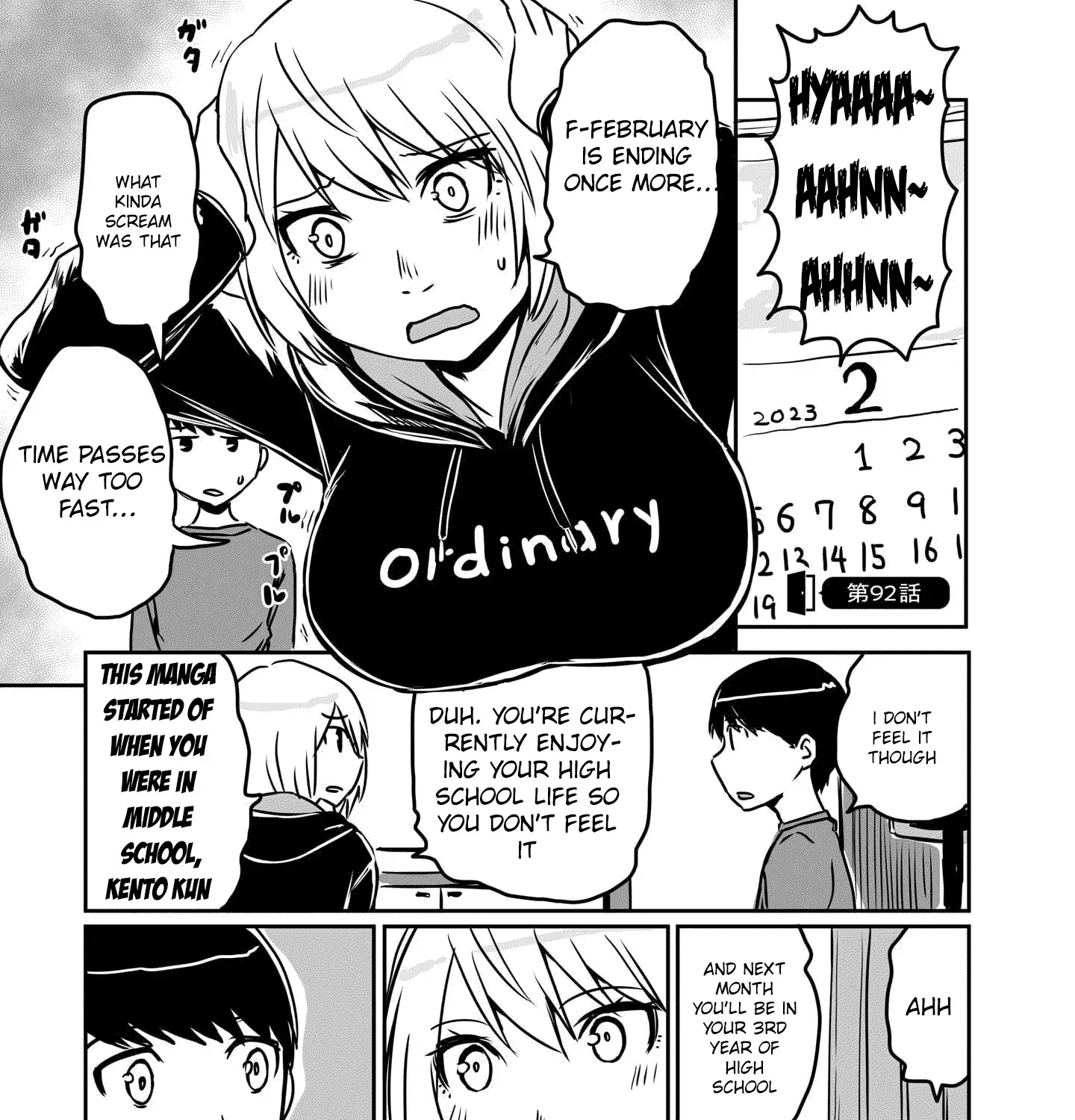 Otonari no Oneesan ni Arekore sareru Manga Chapter 92 page 3 - 