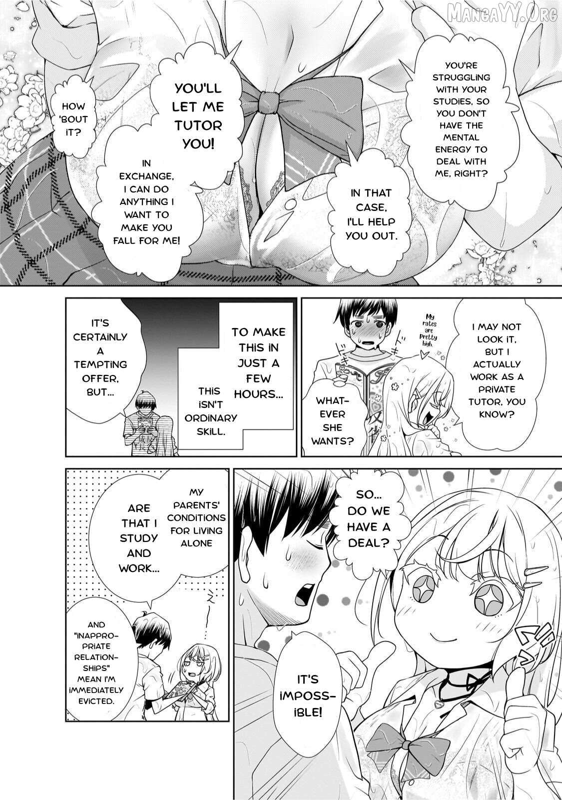 Otonari-san no gyaru ga boku o hore sasetakute zenryoku sugiru Chapter 4 page 9 - 
