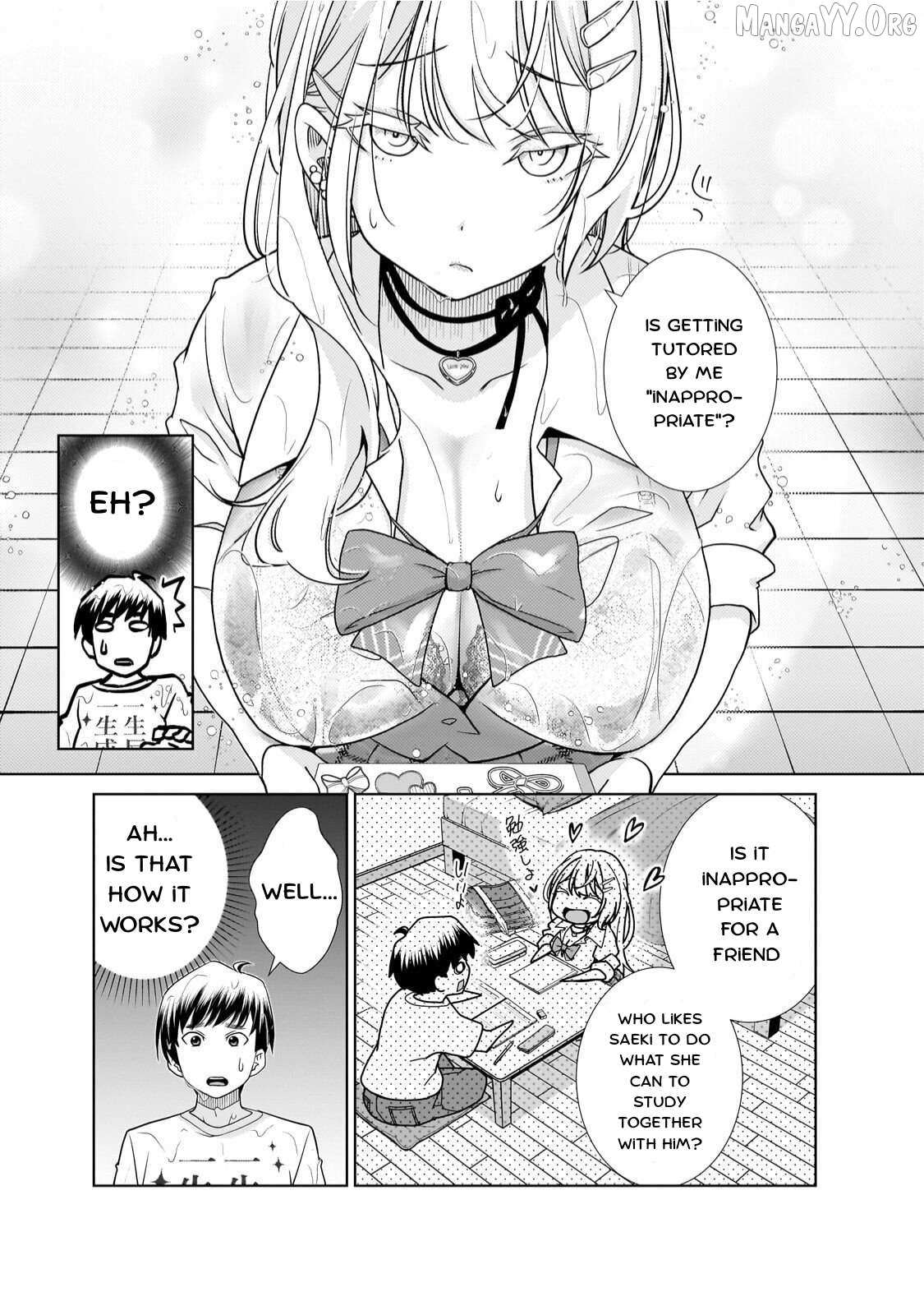 Otonari-san no gyaru ga boku o hore sasetakute zenryoku sugiru Chapter 4 page 10 - 